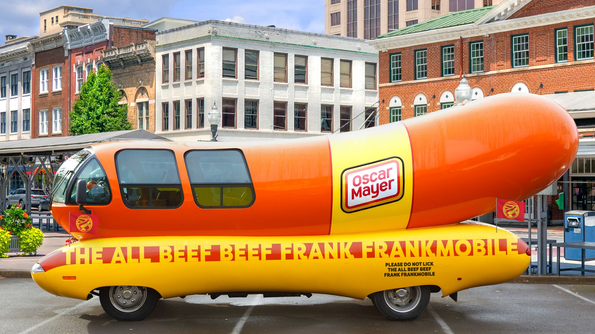 Oscar Mayer Wienermobile has been renamed Frankmobile