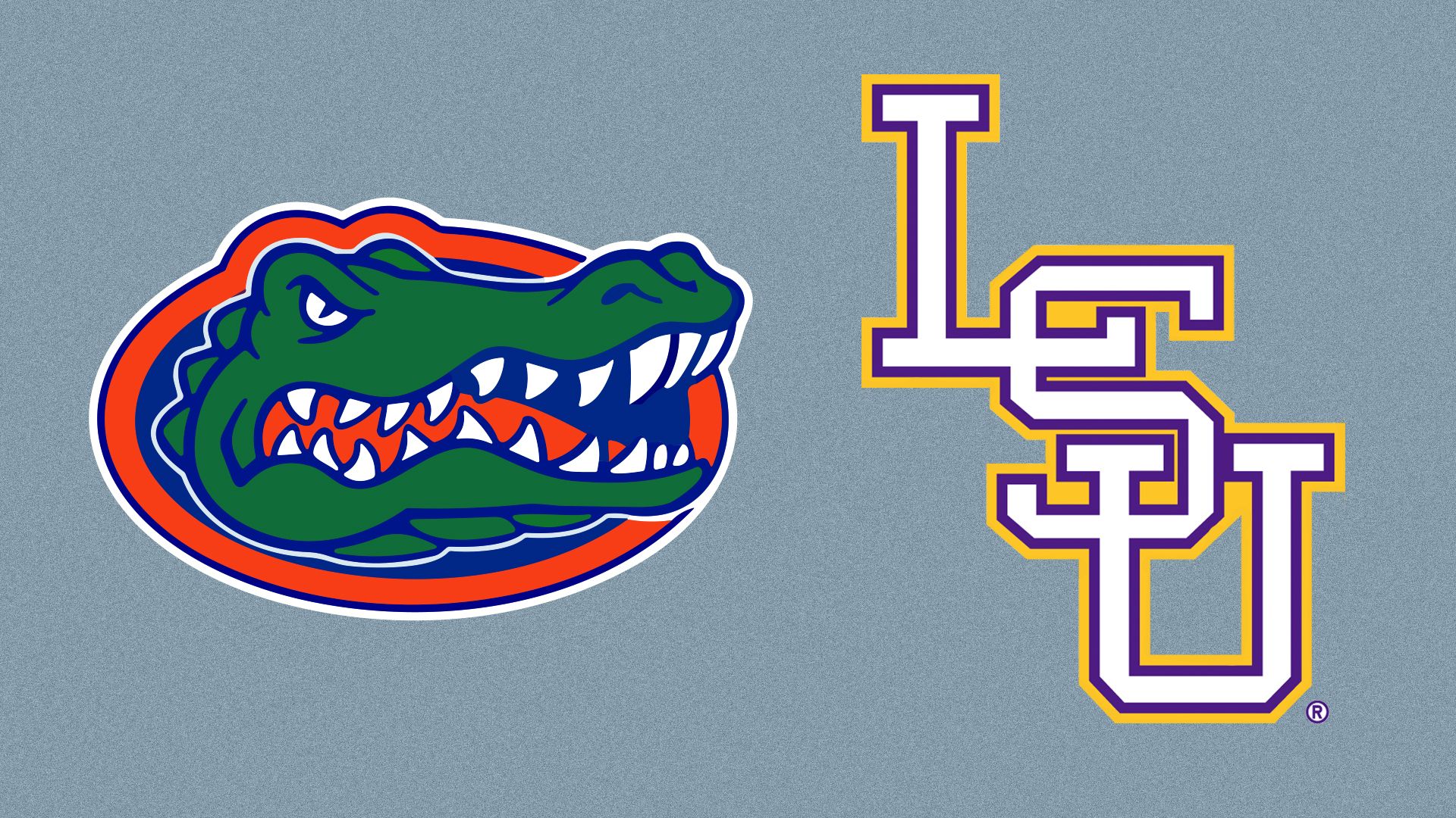florida and lsu logos