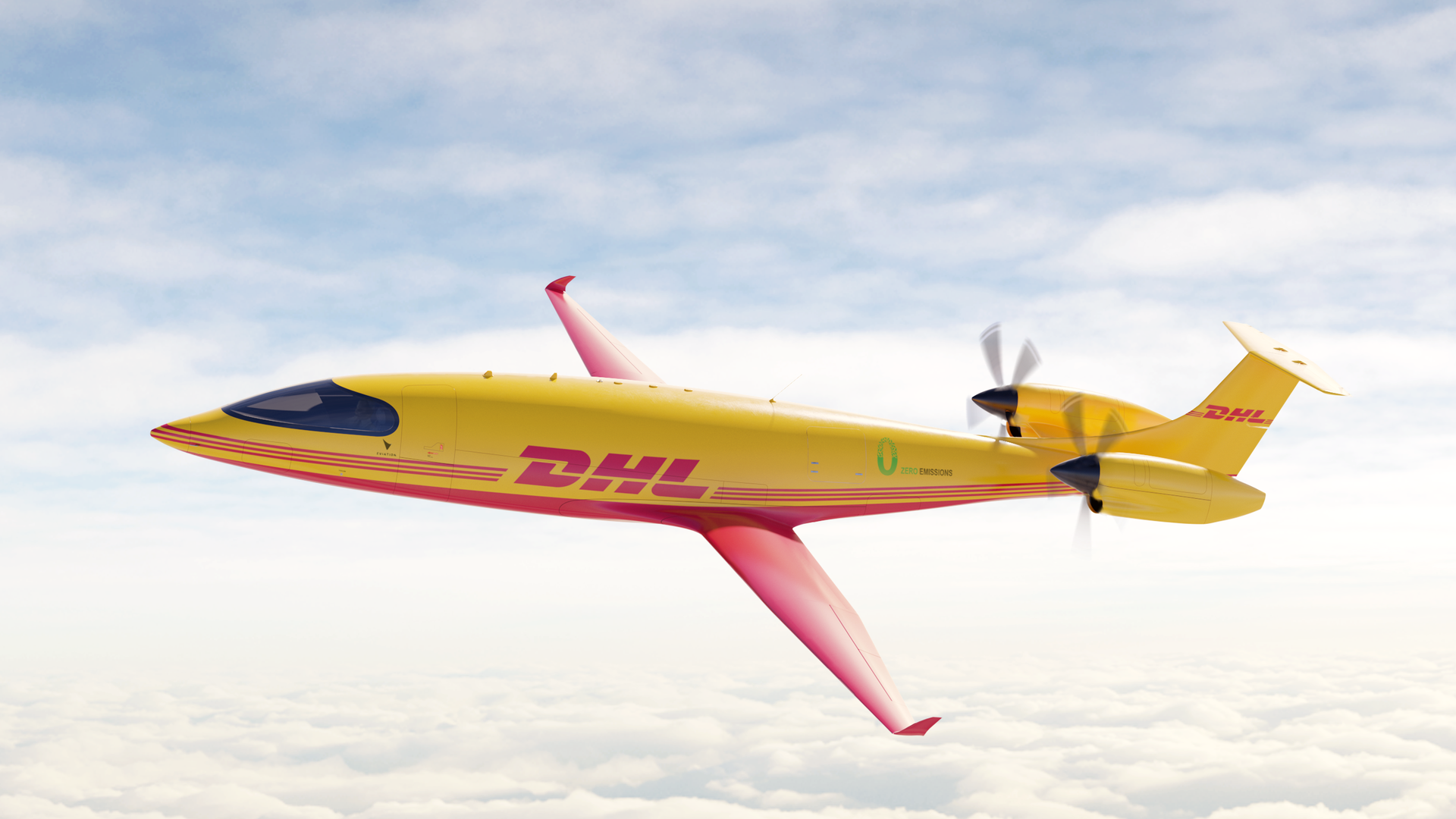 Image of Eviation's electric plane for DHL