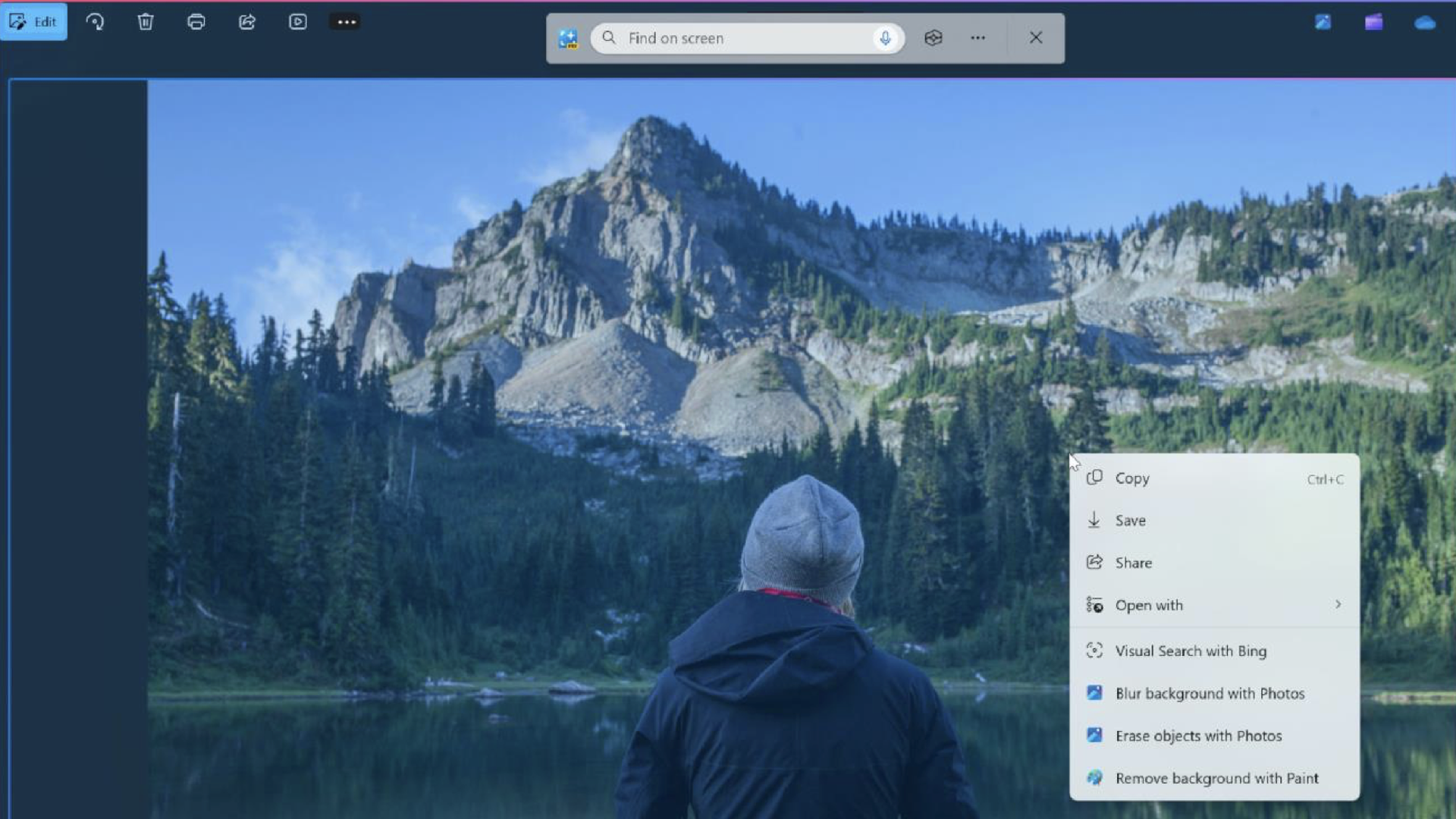 An image of Microsoft's new "Click to Do" feature for Copilot+ PCs