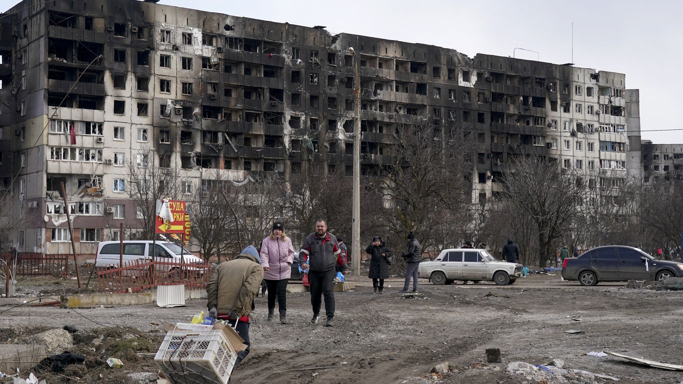 Mariupol art school sheltering 400 civilians bombed, Ukrainian officials say