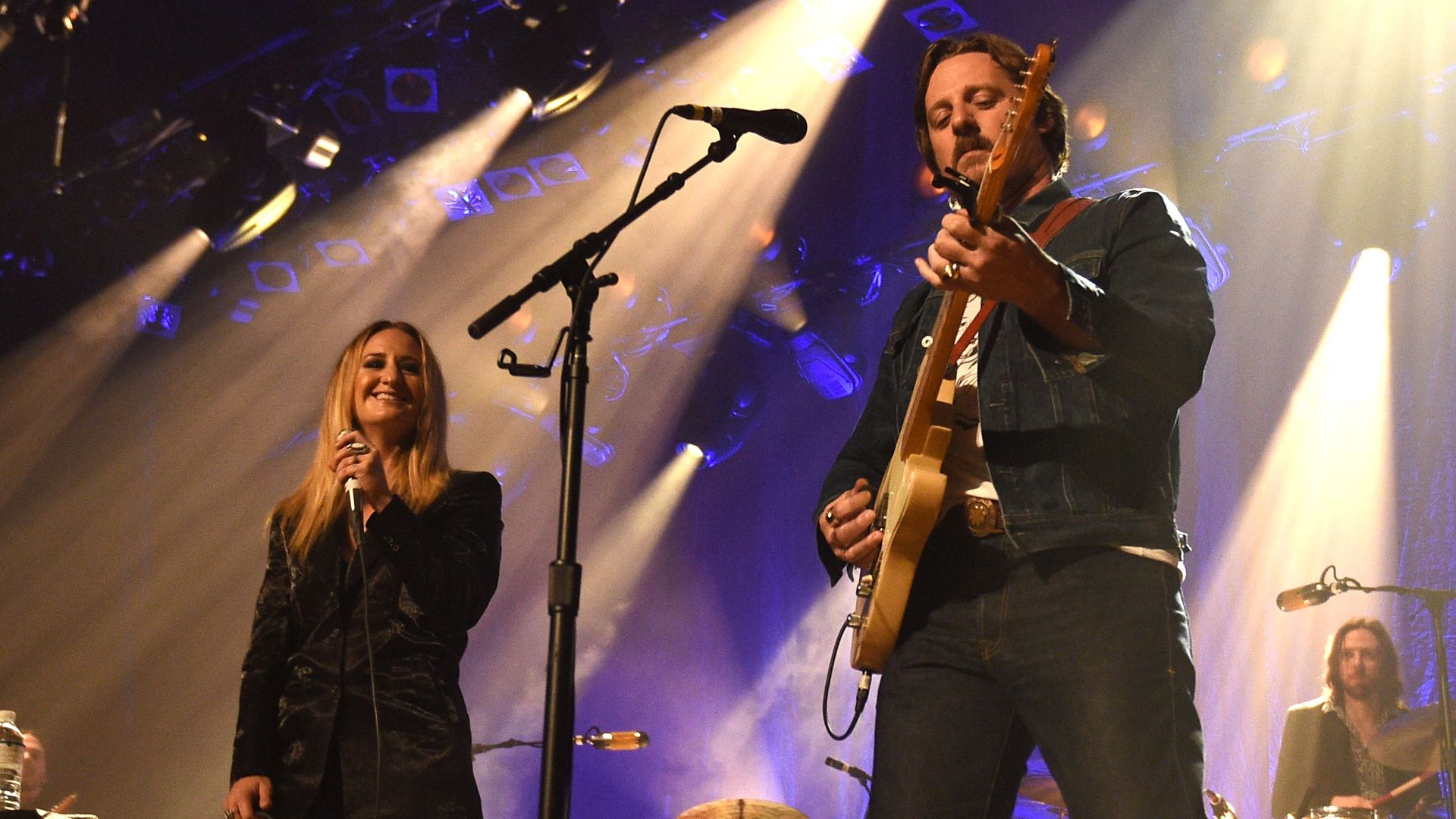 Margo Price on left and Sturgill Simpson on right