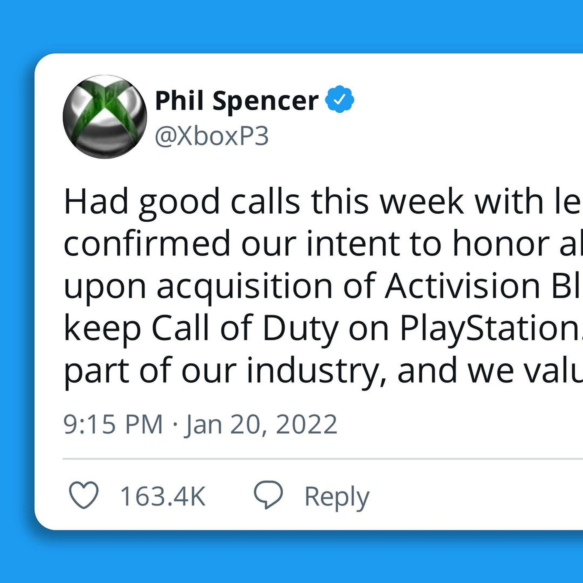 Phil Spencer confirms Activision Blizzard games won't be on Game