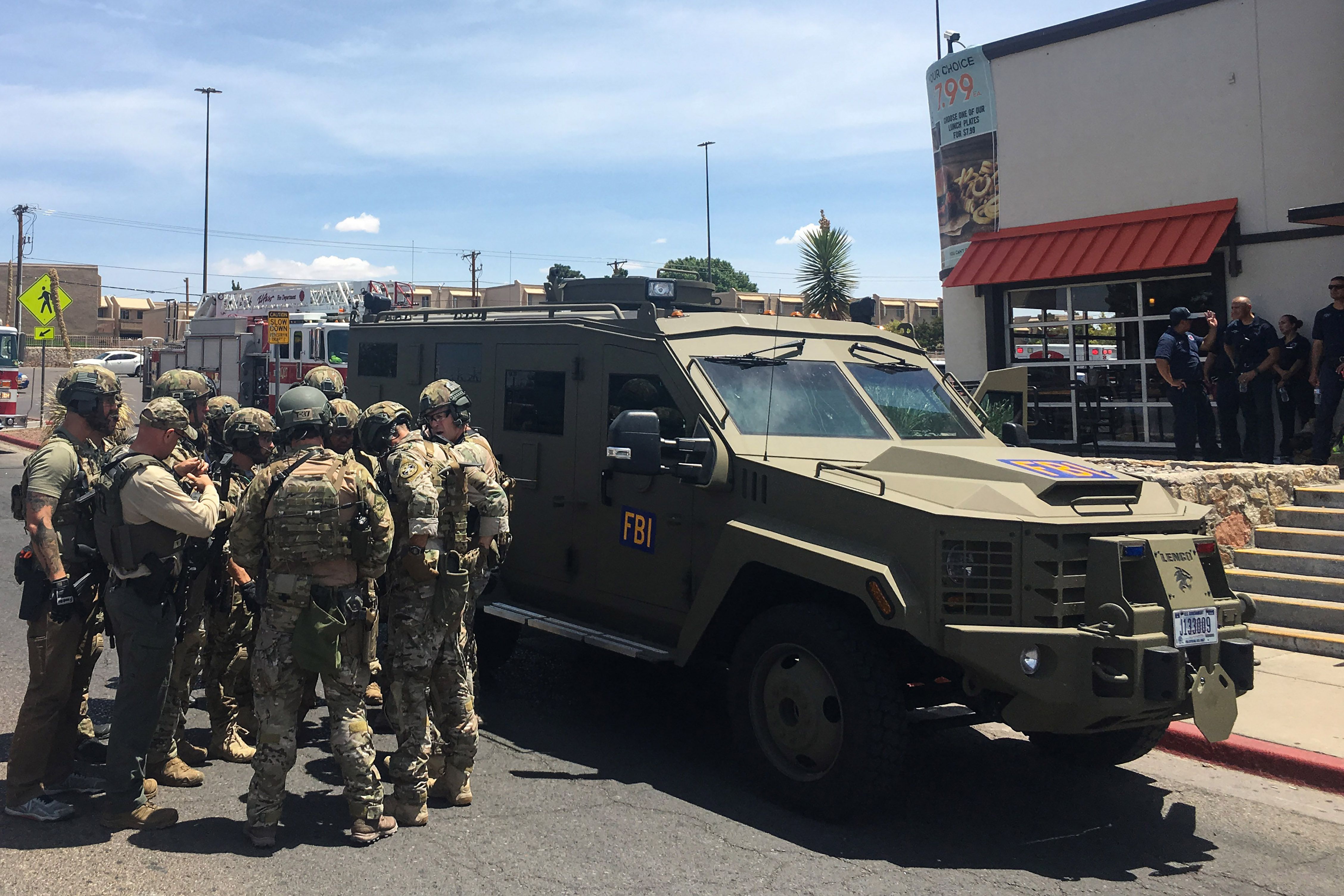 Swat team responds to mass shooting