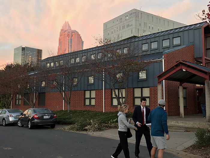 Jeff Jackson on election morning in 2016