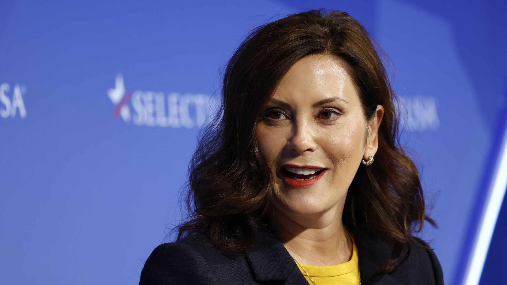 retchen Whitmer, governor of Michigan, speaks on a panel during the SelectUSA Investment Summit in National Harbor, Maryland, US, on Monday, June 27, 2022