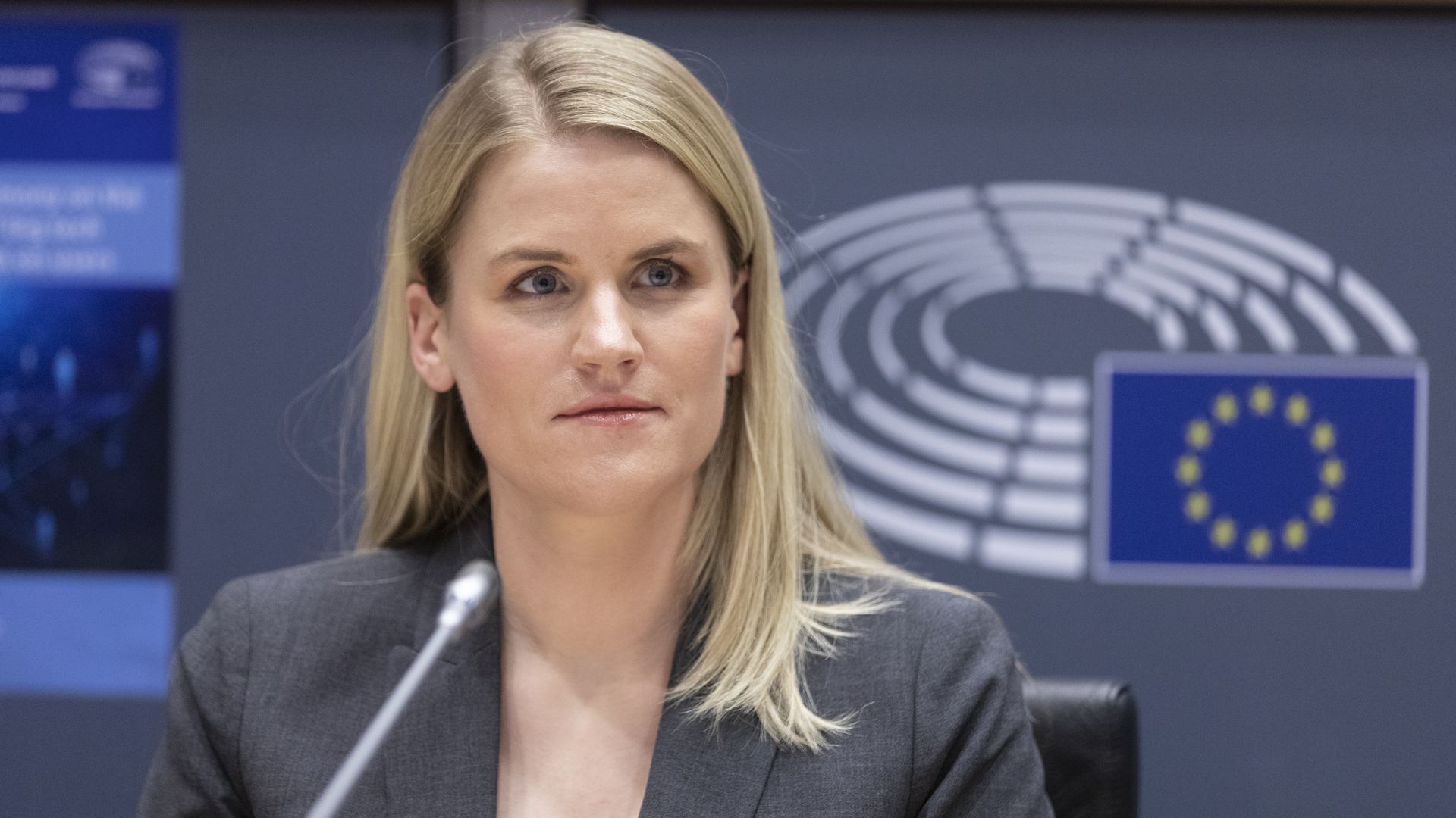 Facebook whistleblower Frances Haugen at the European Parliament