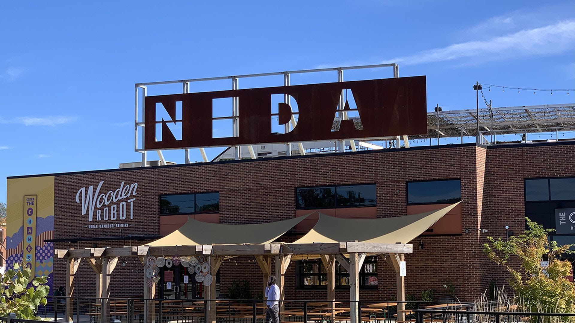 A brewery in the Charlotte, N.C. neighborhood of NoDa