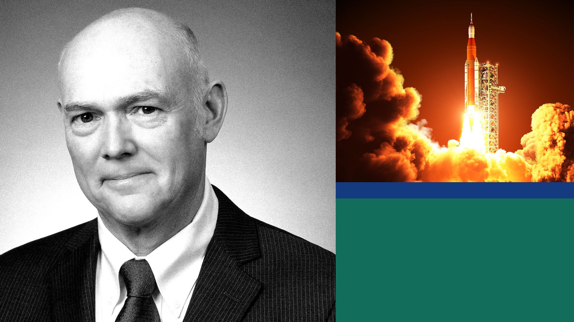 Photo illustration of Tory Bruno.