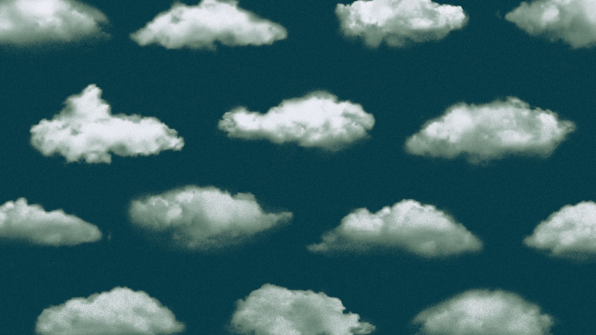 Illustration of a pattern of clouds.