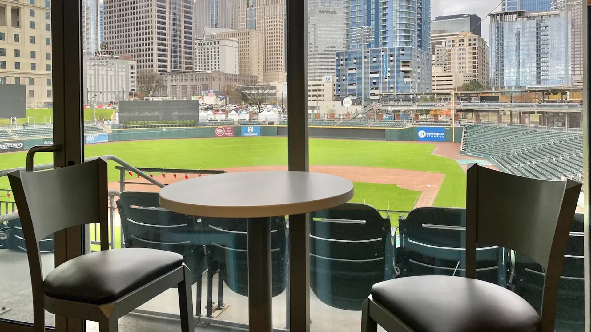 work at Truist Field