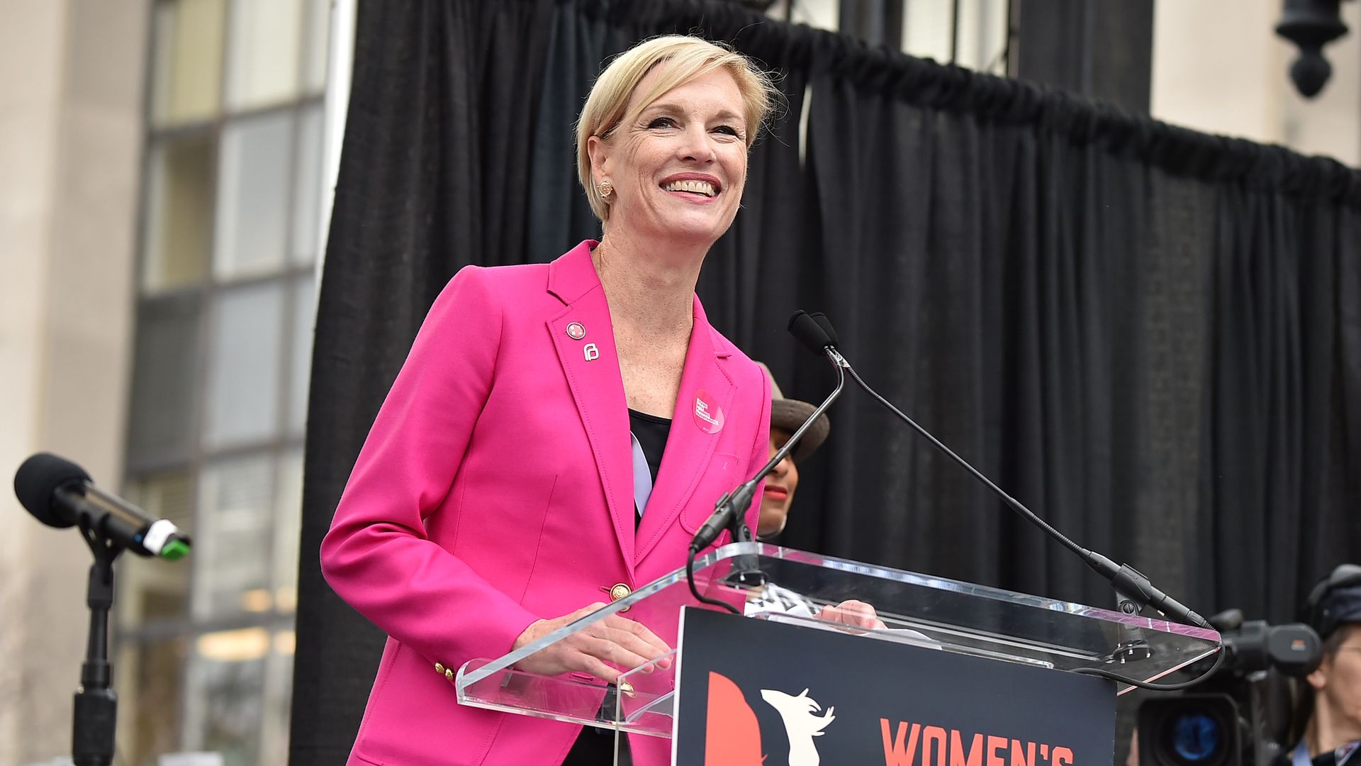 Cecile Richards at Women's March in Washington