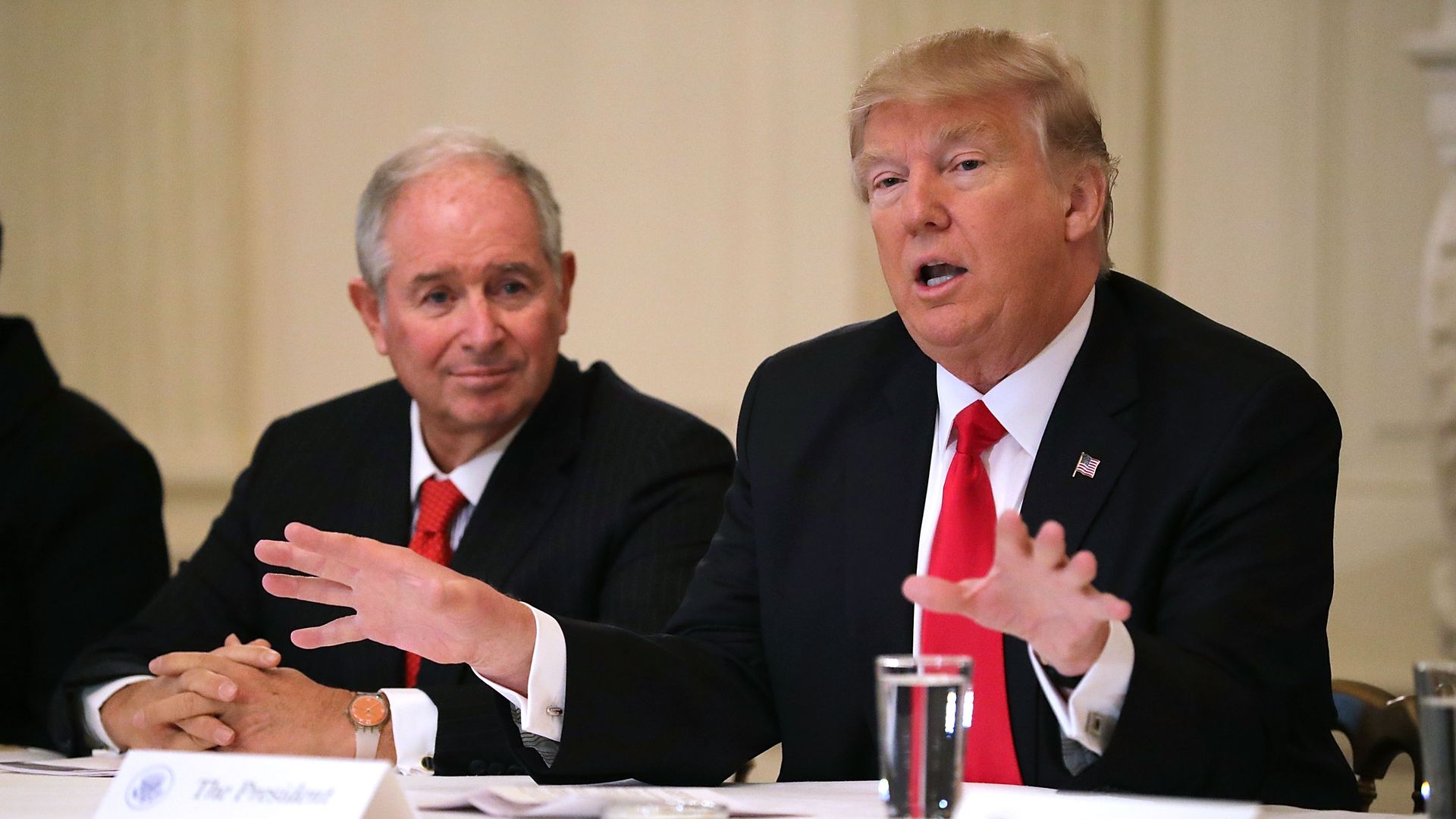 Stephen Schwarzman and Trump