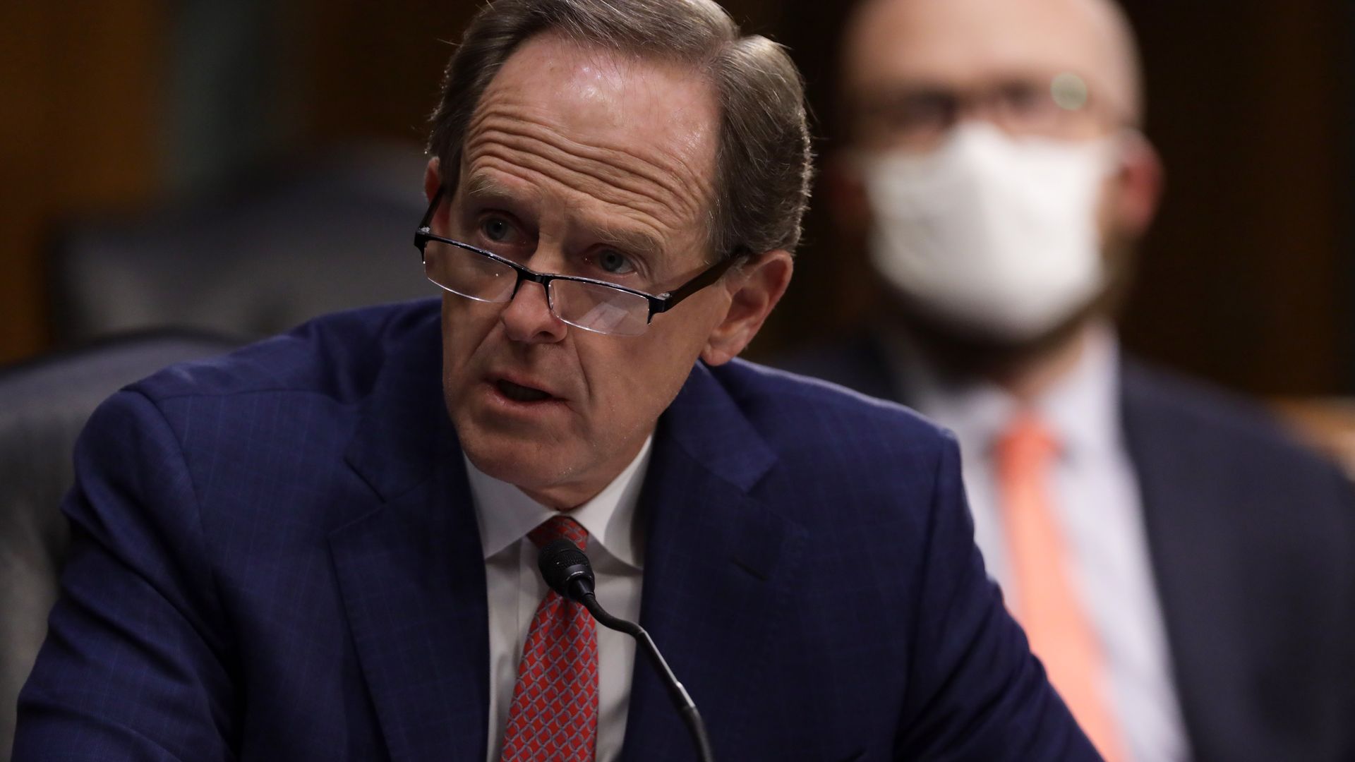 Sen. Pat Toomey (R-PA) speaks during a confirmation hearing before Senate Committee hearing