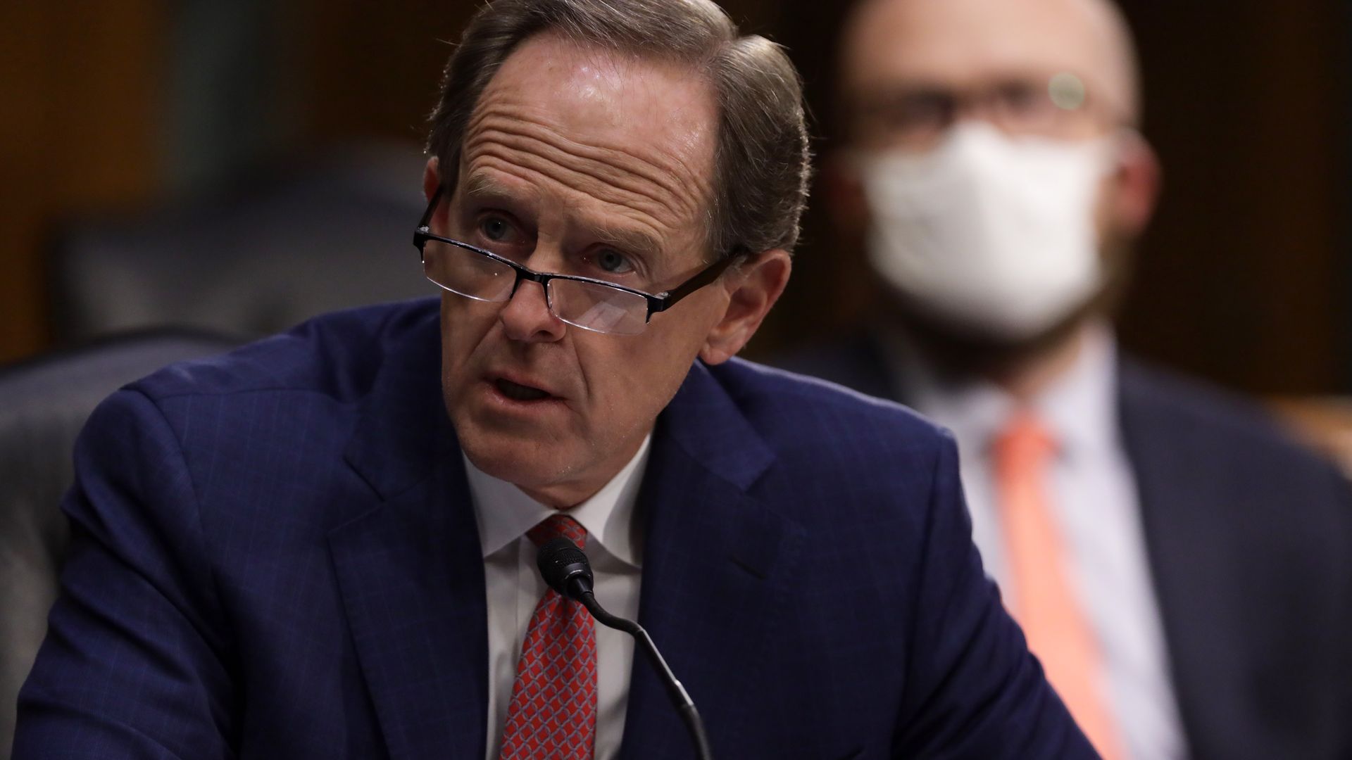 Sen. Pat Toomey (R-PA) speaks during a confirmation hearing before Senate Committee hearing