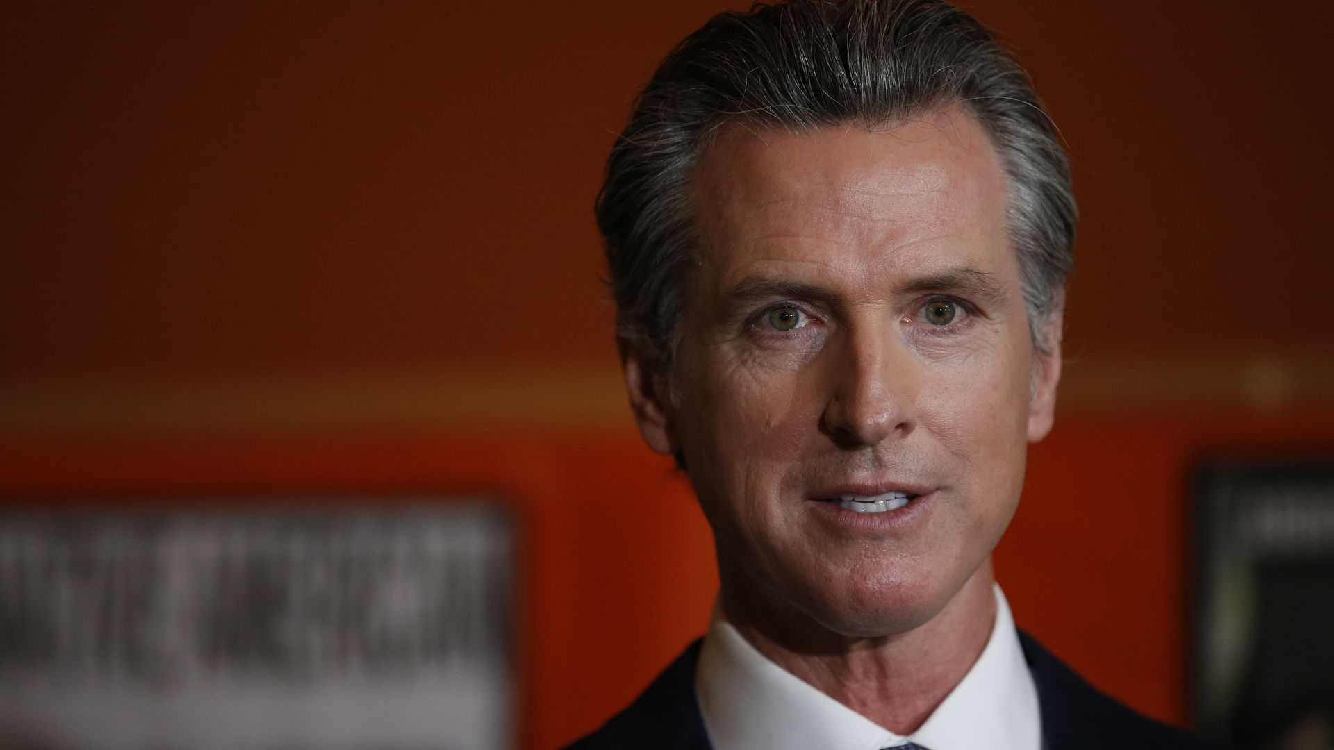 Photo of Gavin Newsom's head