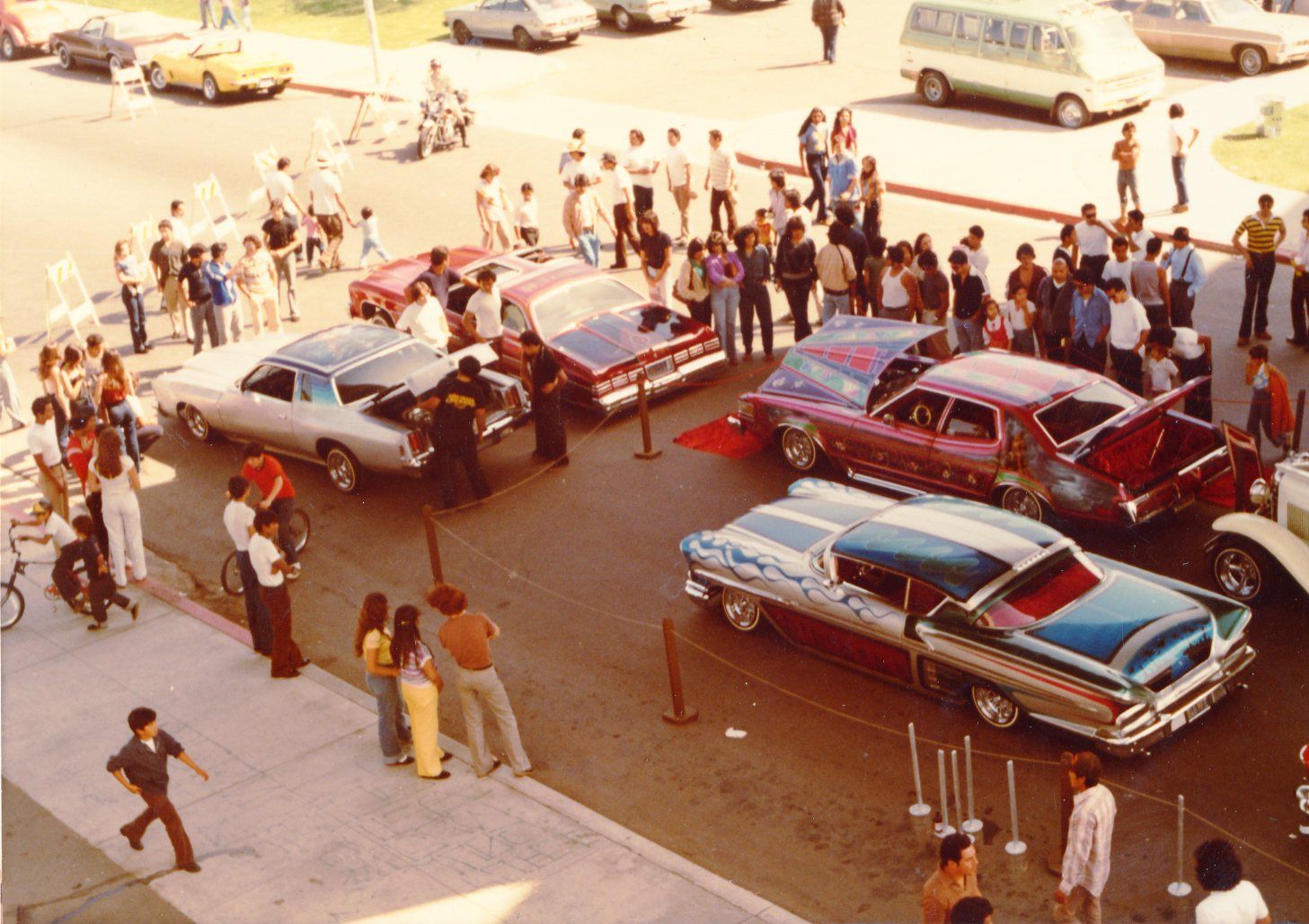 A Chicano Park car show in 1980.