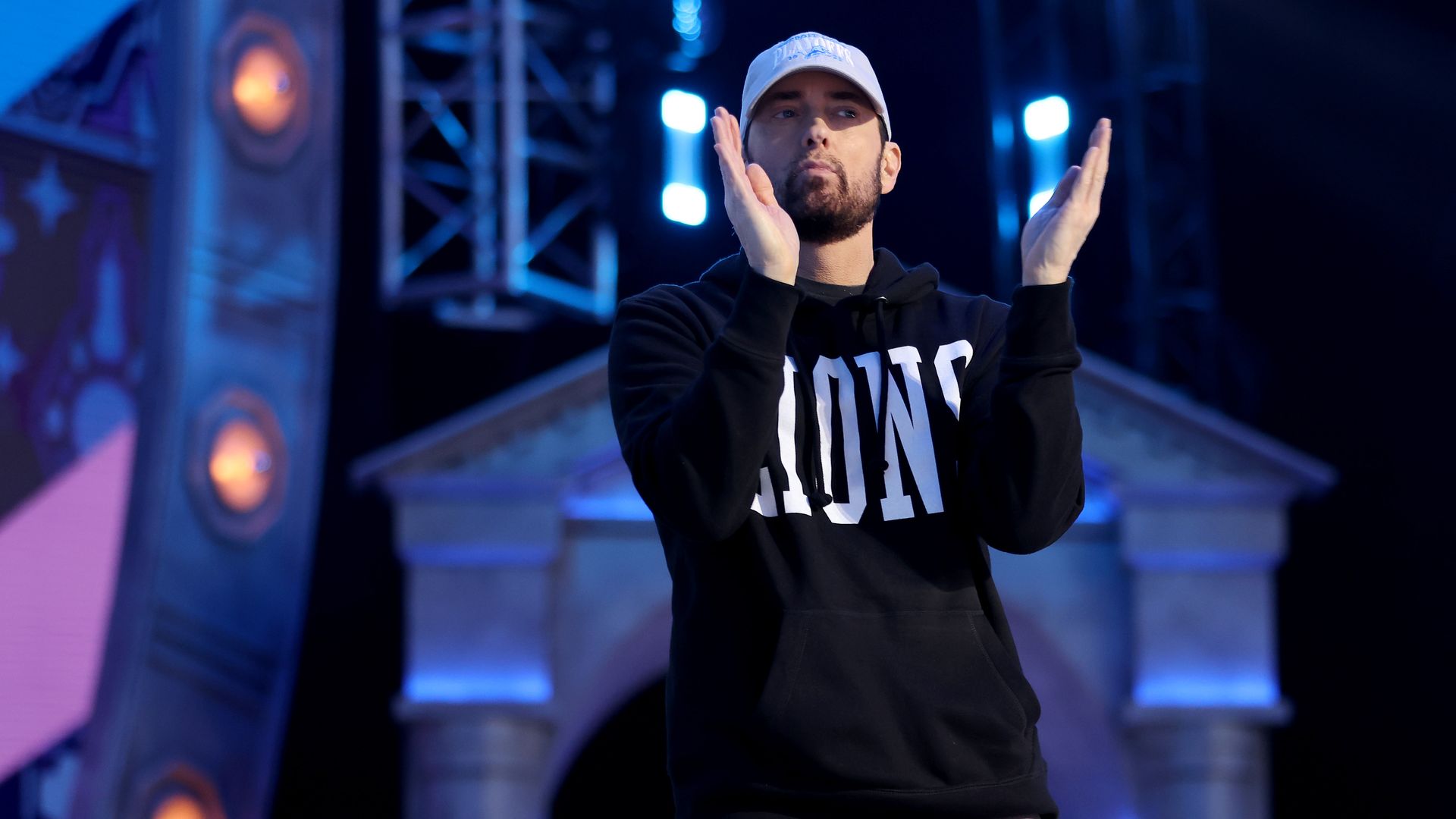 Eminem at Michigan Central