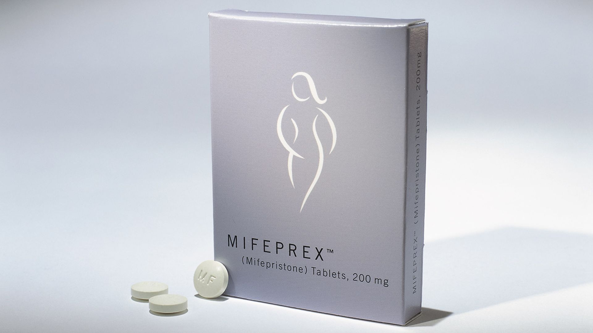 Picture of a box of Mifeprex, an abortion pill