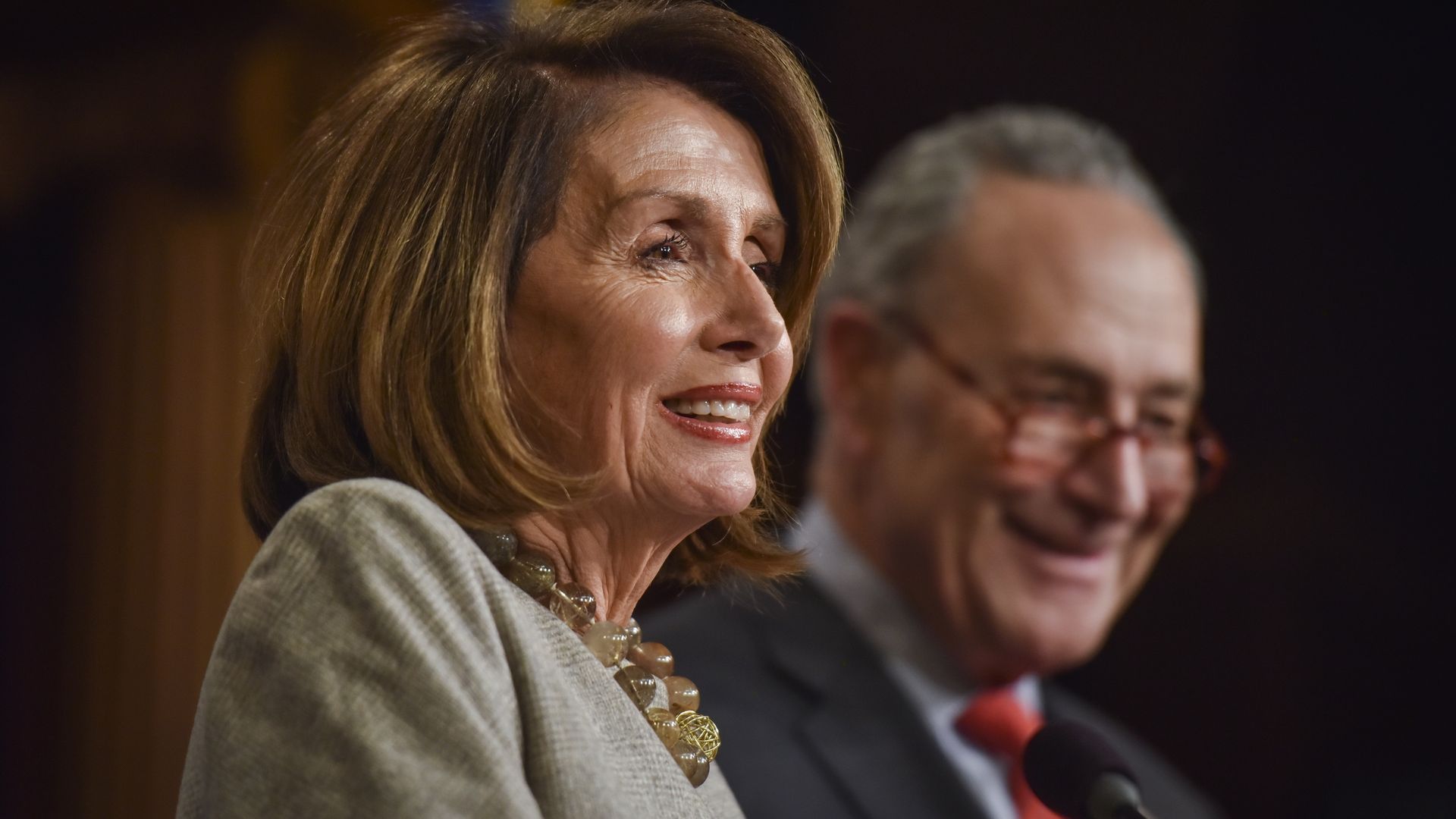Speaker of the House Nancy Pelosi and Senate Minority Leader Chuck Schumer