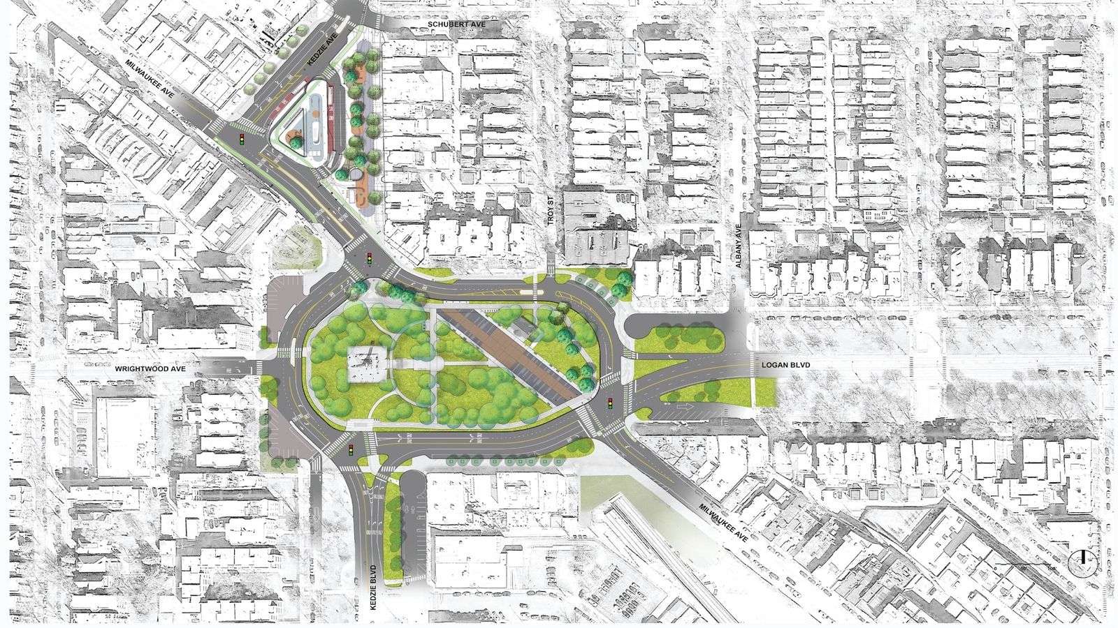 Logan Square La Placita project will mean more green space - Axios Chicago