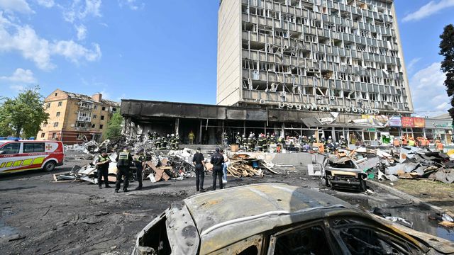 Russian Missile Strikes Kill At Least 23 People In Central Ukraine