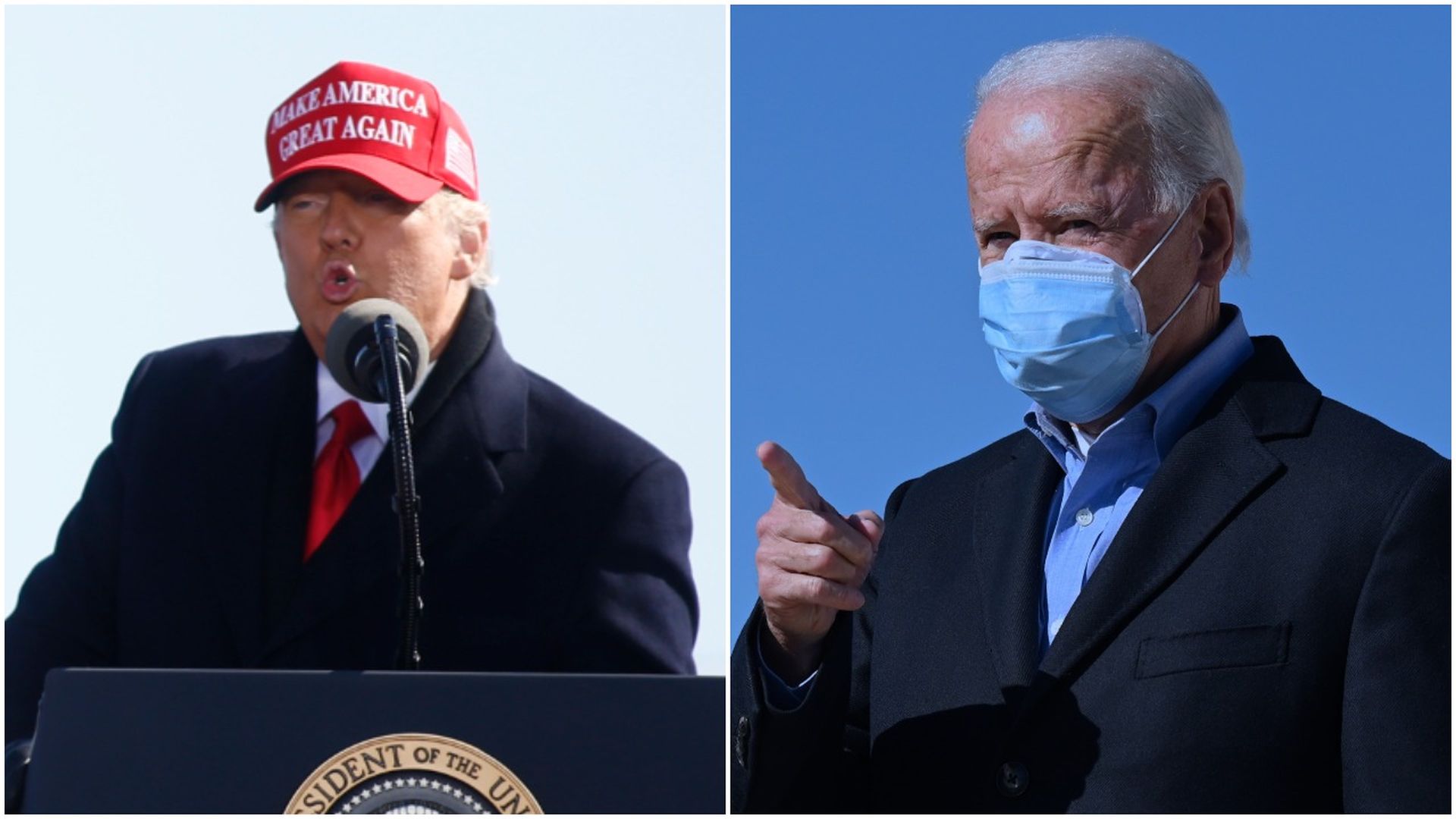Trump and biden