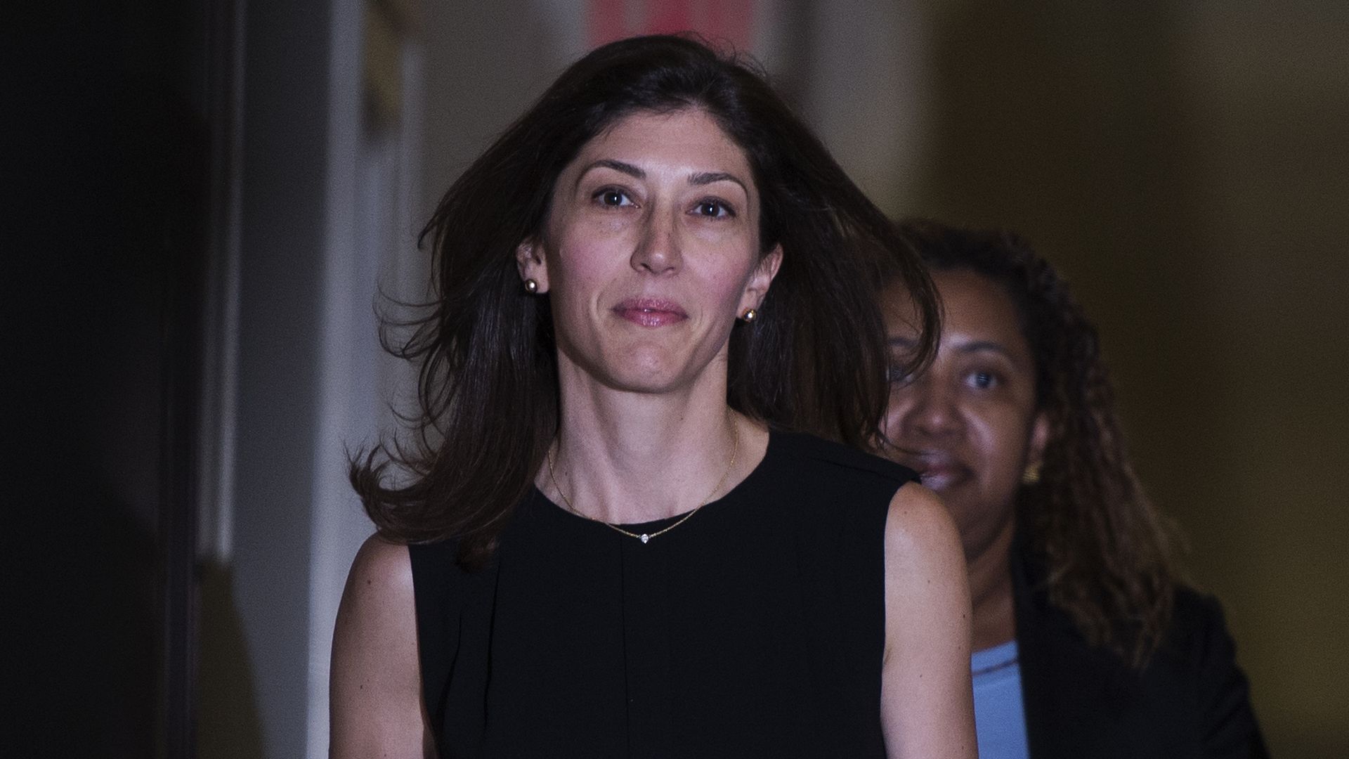 Lisa Page, former legal counsel to former FBI Director Andrew Mc Cabe, arrives on Capitol Hill July 13, 2018