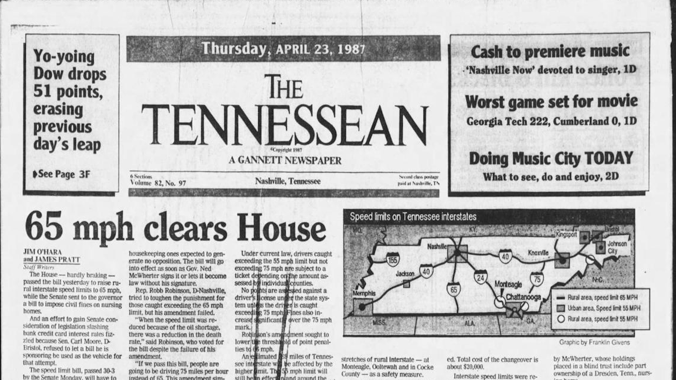 How a 1987 Tennessean front page shaped dreams - Axios Nashville