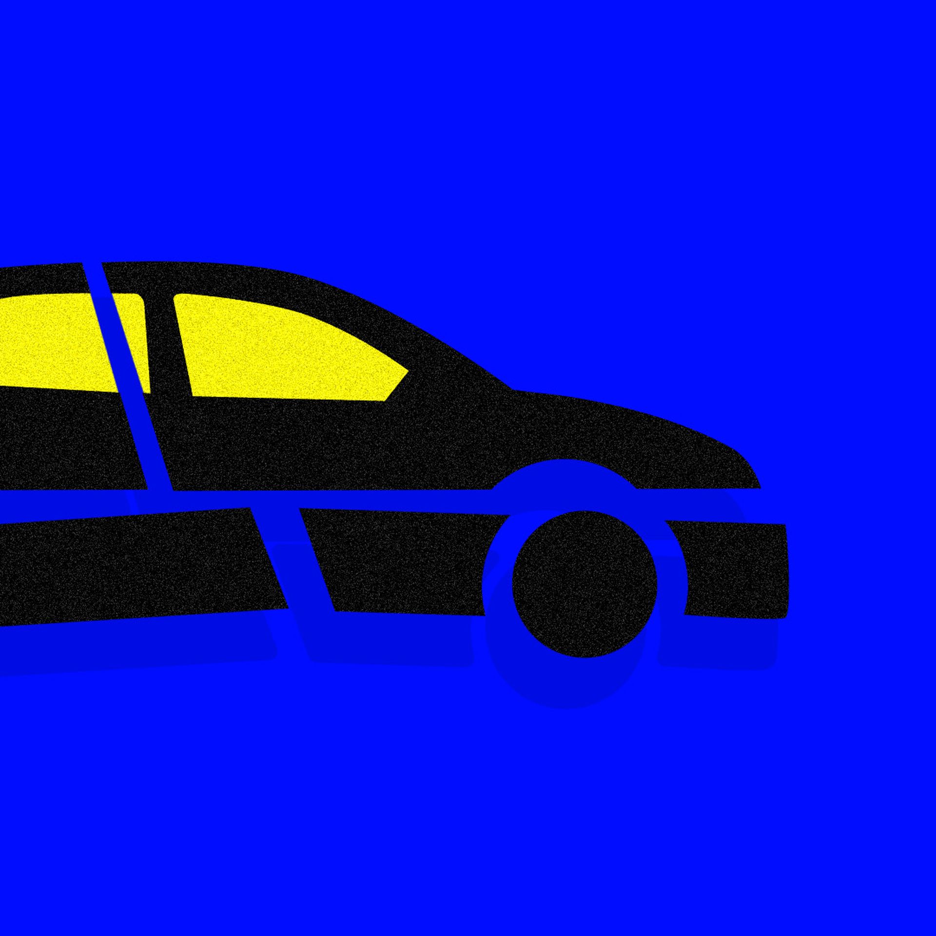 Illustration of a car cut up into pieces