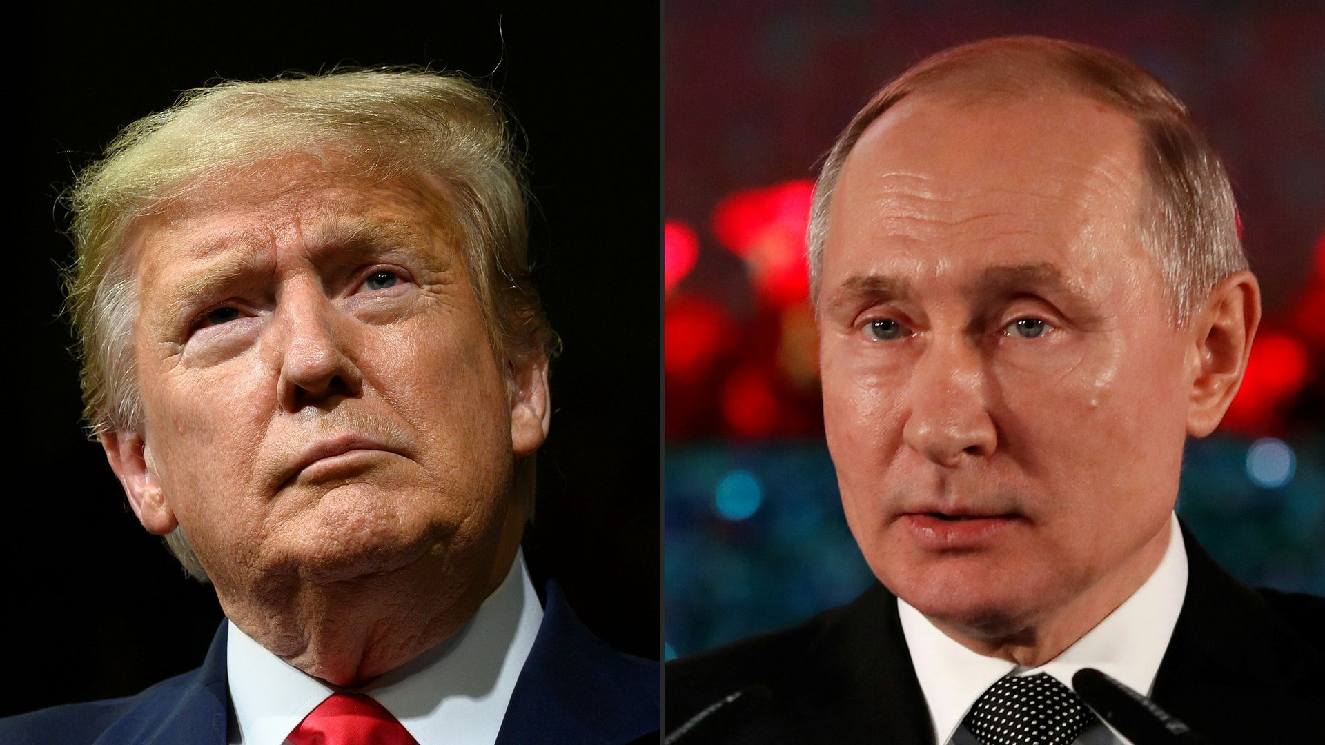 Donald Trump and Vladimir Putin