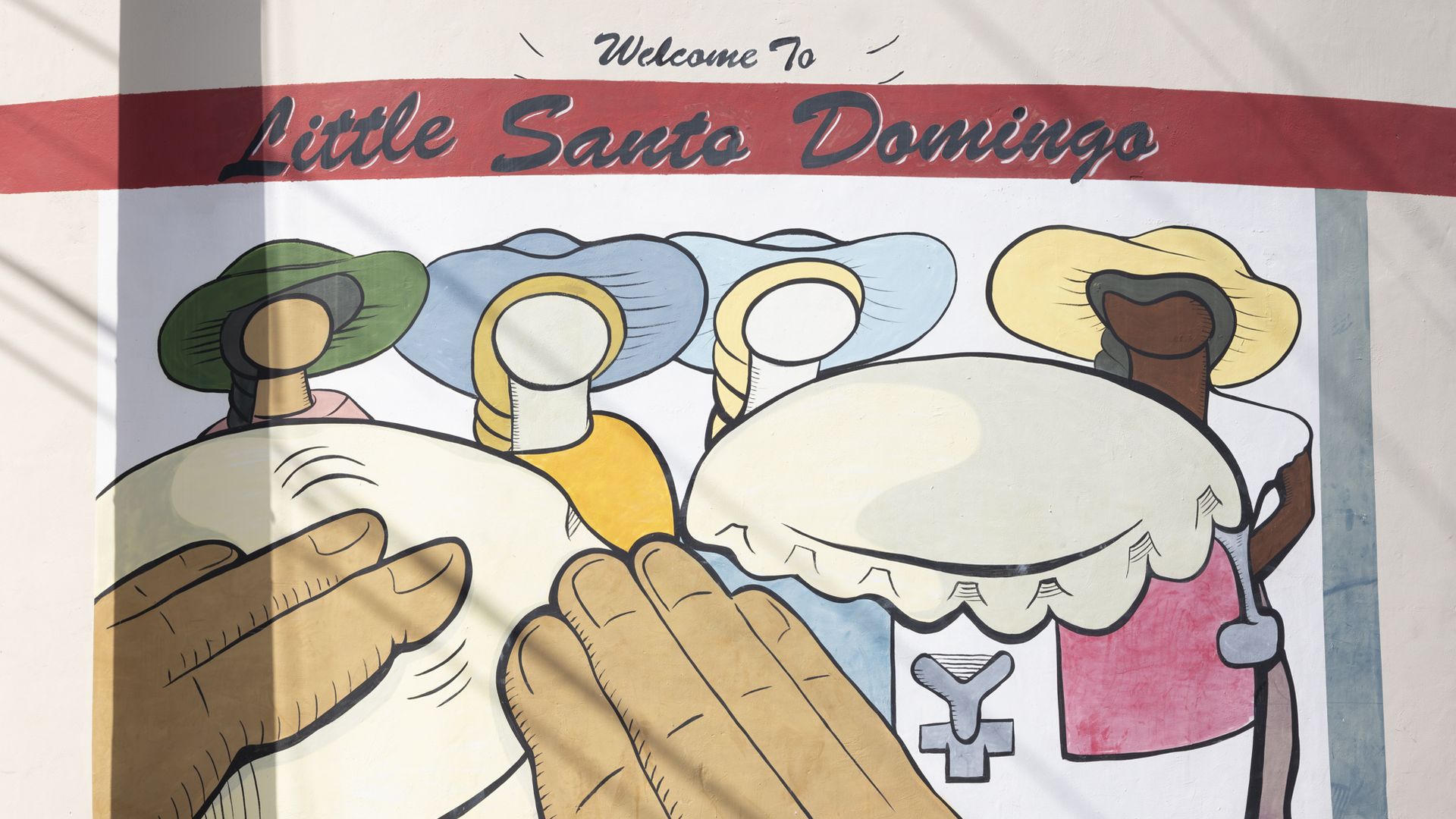 A mural in Allapattah says "Welcome to Little Santo Domingo."