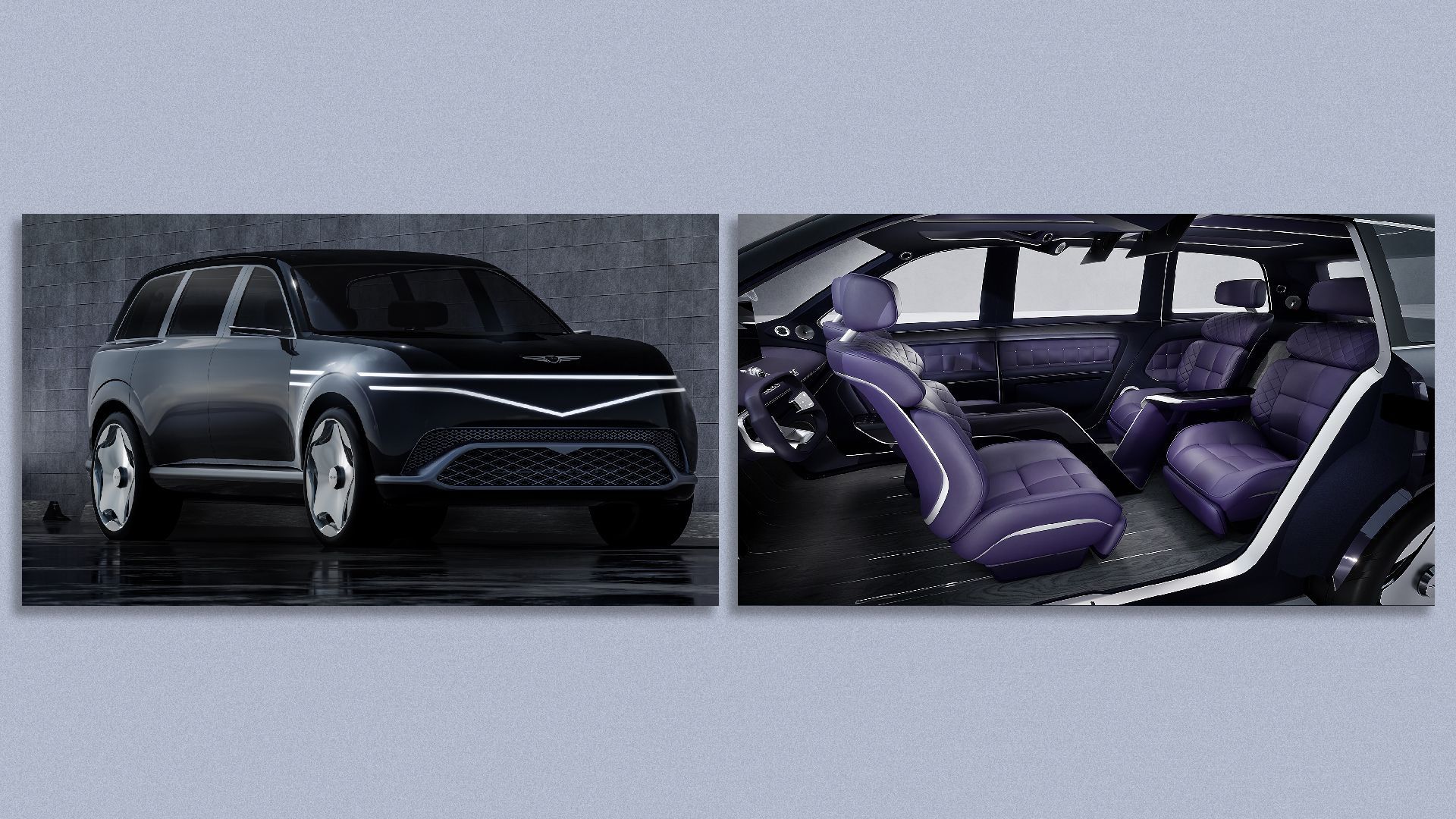 The Genesis Neolun concept, which envisions a full-size luxury SUV from Hyundai Motor Group. Photo courtesy of Genesis.