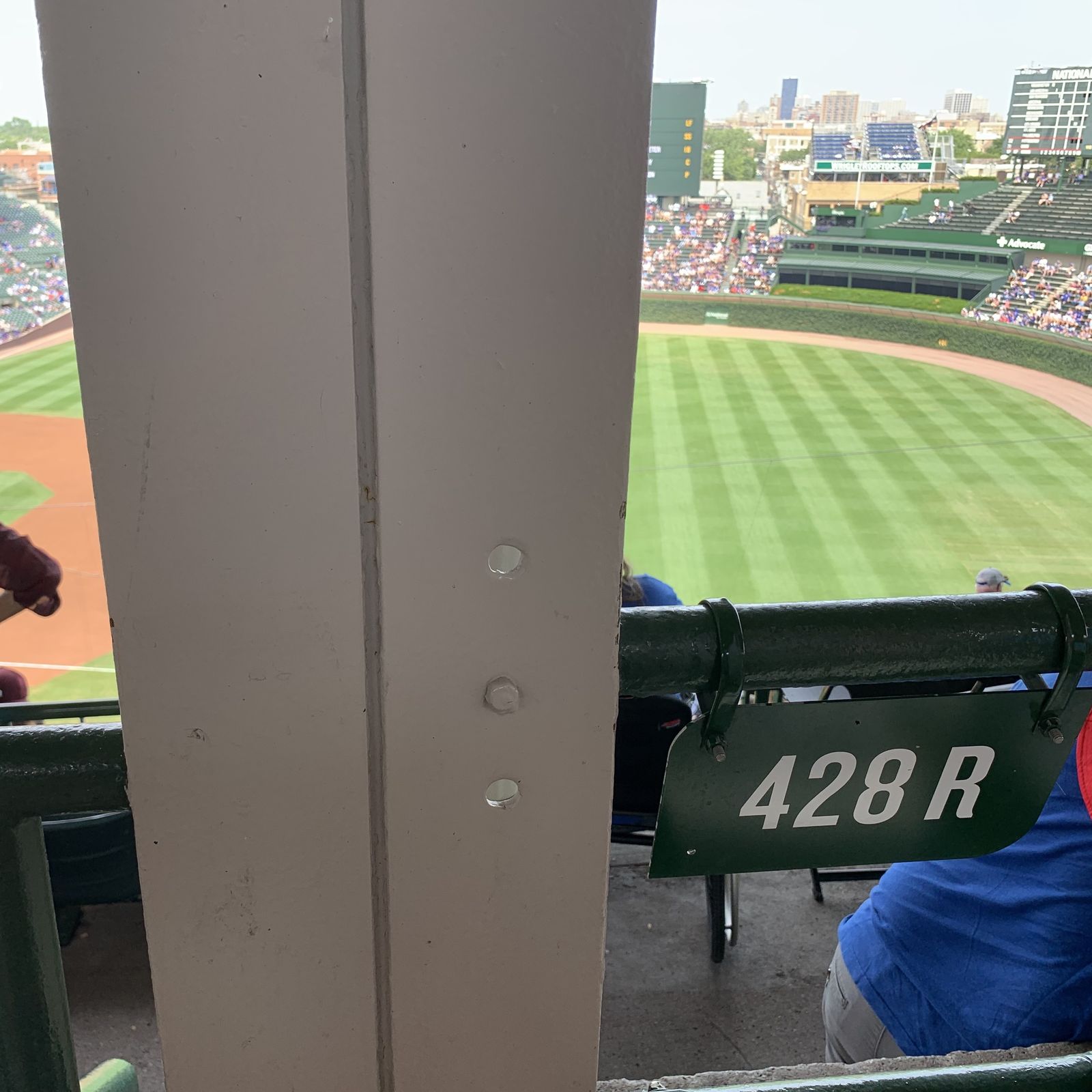 POV trying to get a drink at a baseball game for the last hour