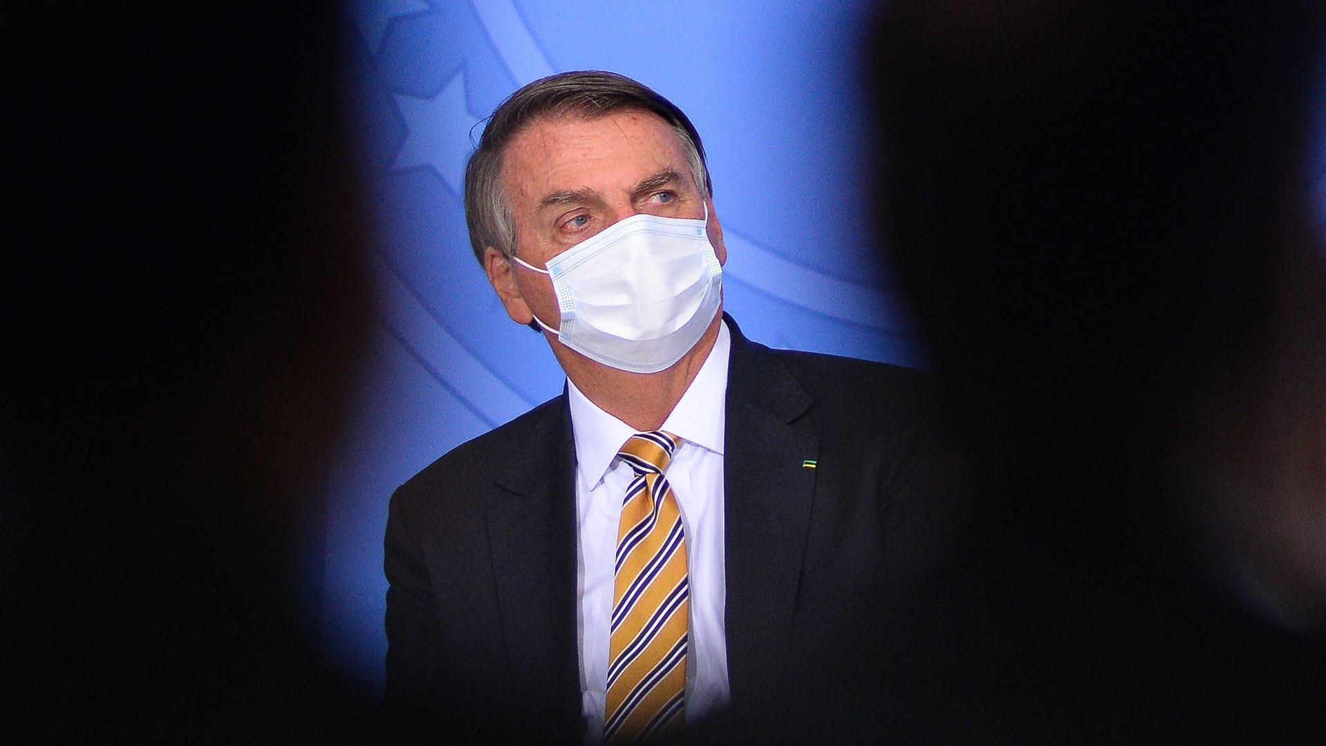 Brazilian President Jair Bolsonaro looks on during a June forum in Brasilia, Brazil. Photo: Andressa Anholete/Getty Images