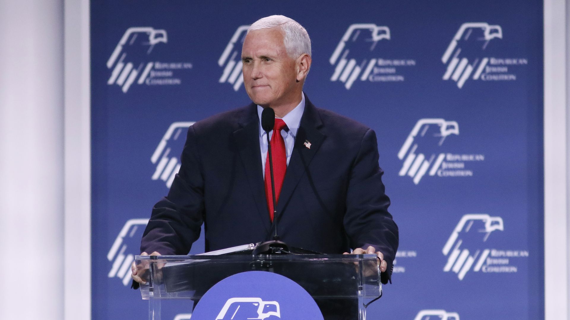 Former US Vice President Mike Pence during the Republican Jewish Coalition (RJC) Annual Leadership Meeting in Las Vegas, Nevada, US, on Friday, Nov. 18, 2022