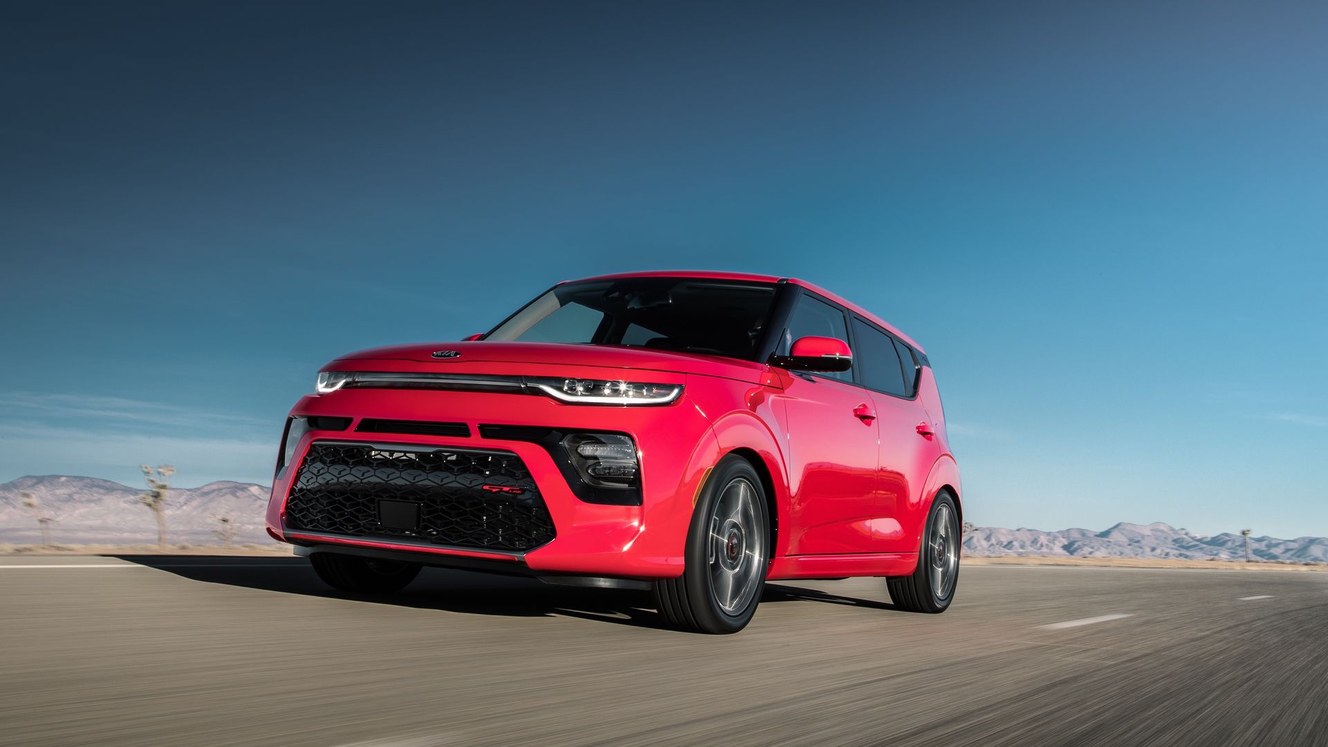 Image of red Kia Soul