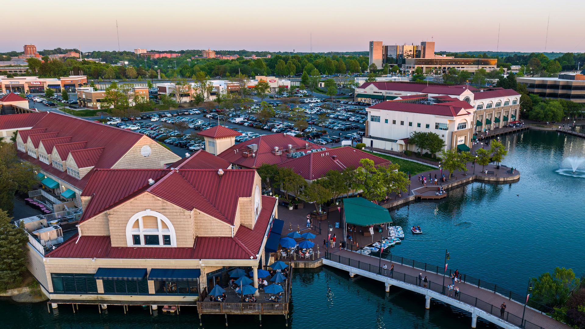 shops near the water