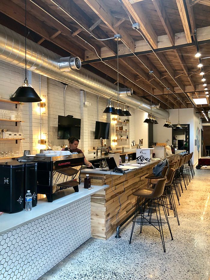 bar at the hobbyist charlotte bottle shop