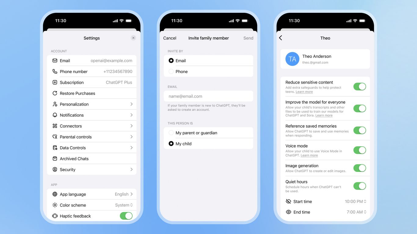How OpenAI's new ChatGPT parental controls work