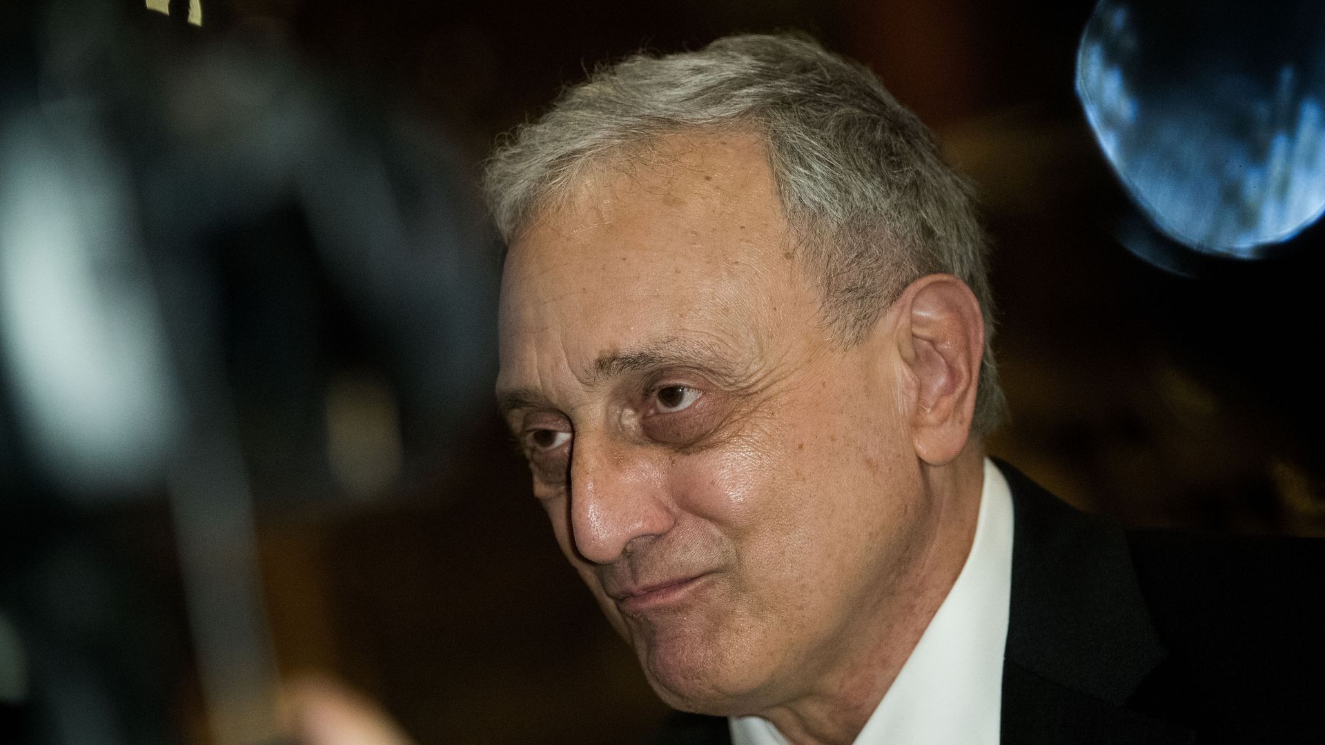 Carl Paladino in the lobby of Trump Tower in 2016 in New York City.