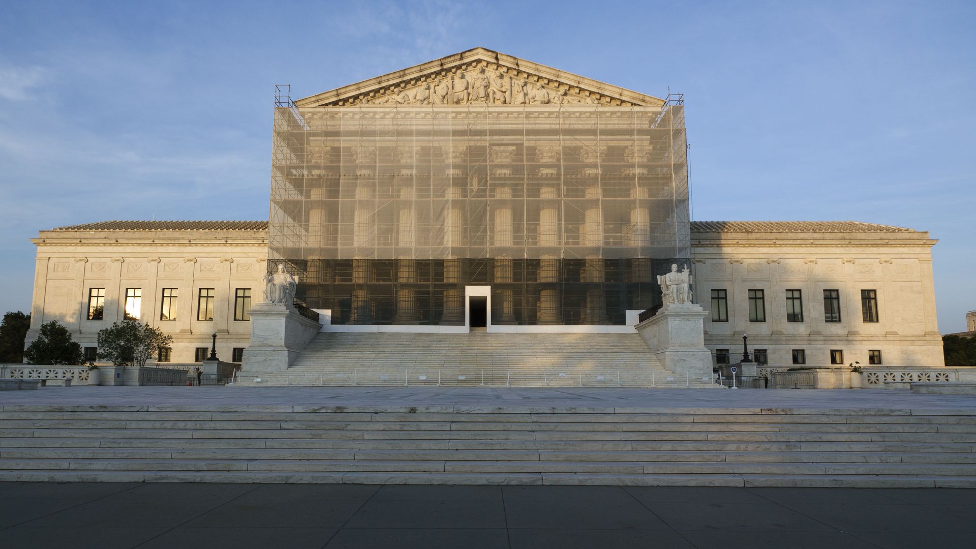 The Supreme Court in a sunny day