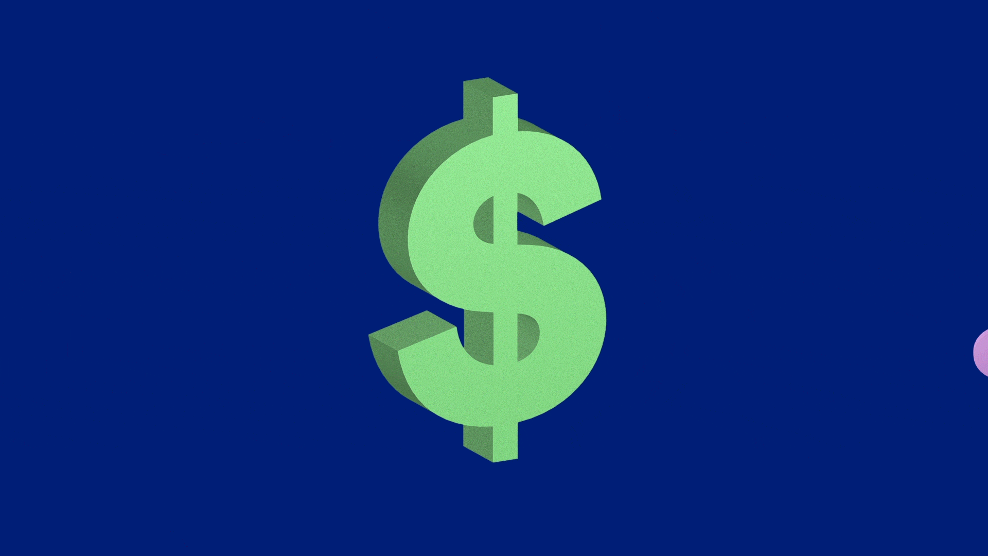 A dollar sign with prescription pills bouncing off.