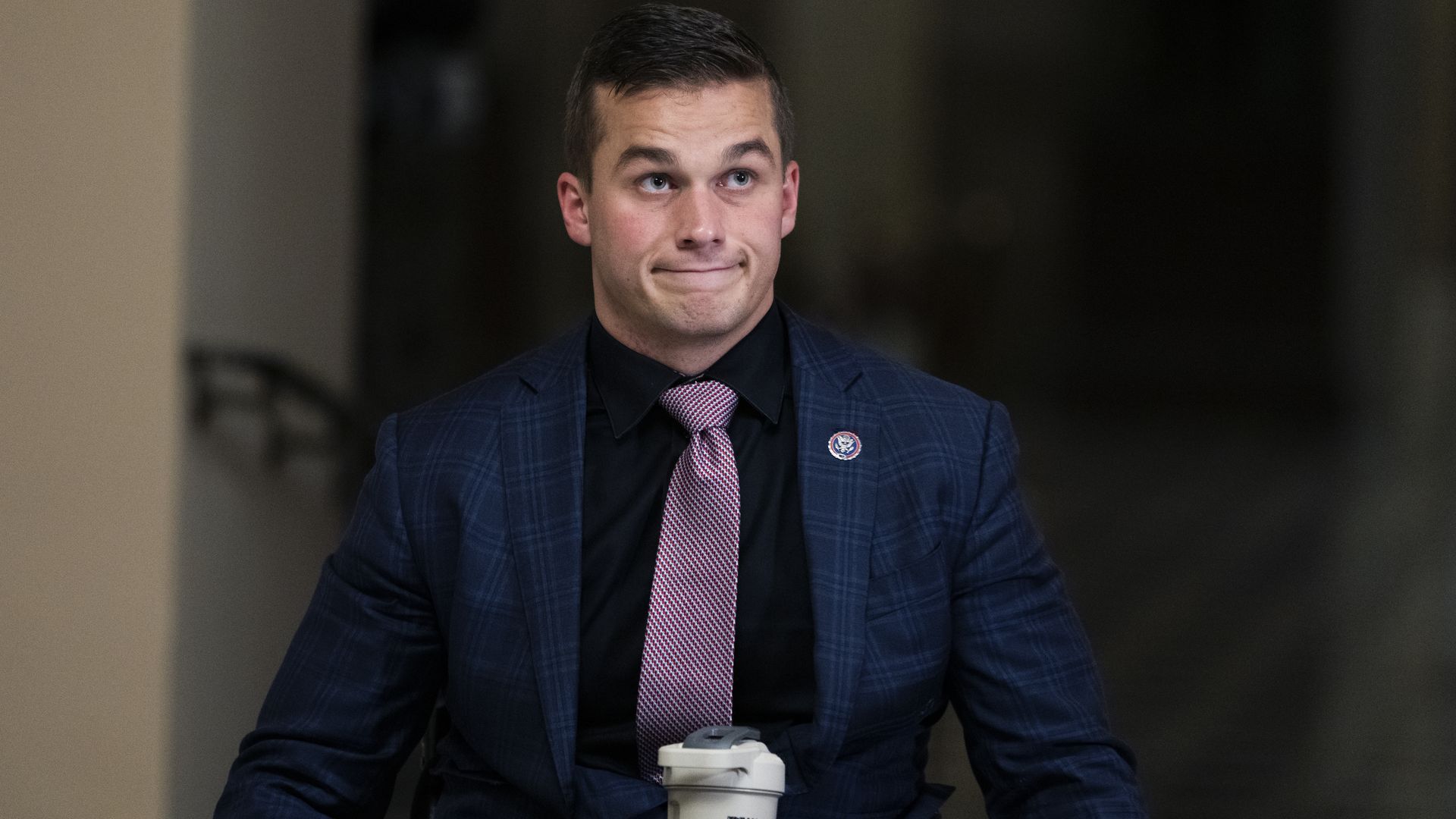 Rep. Madison Cawthorn (R-N.C.) in Congress in November 2021.