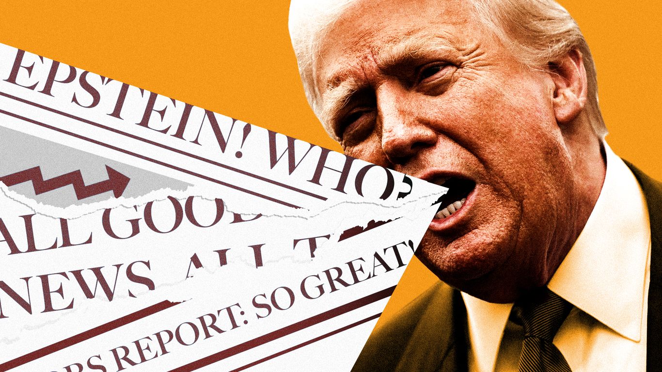 Trump escapes reality in pursuit of a no-bad-news presidency