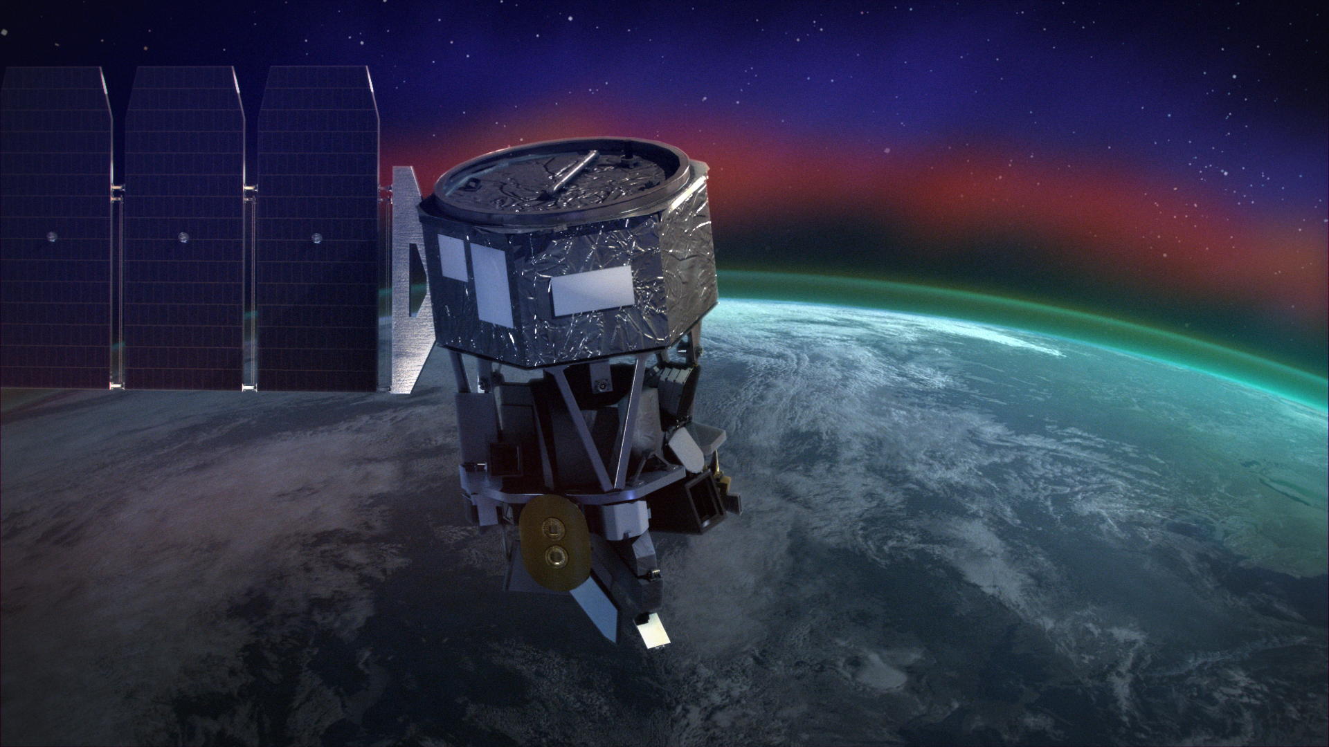 Artist's illustration of the ICON satellite