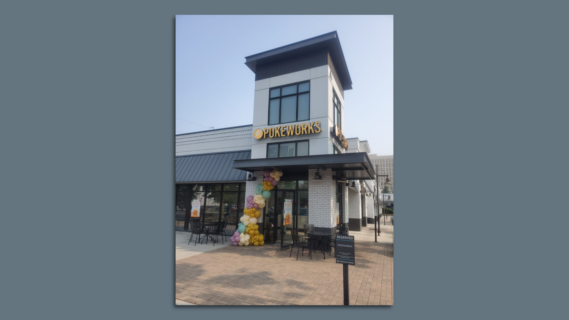 A photo of a Pokeworks restaurant