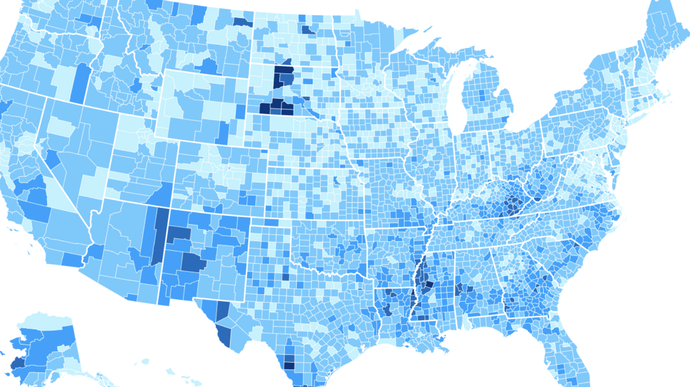 Where poverty in the U.S. is most severe