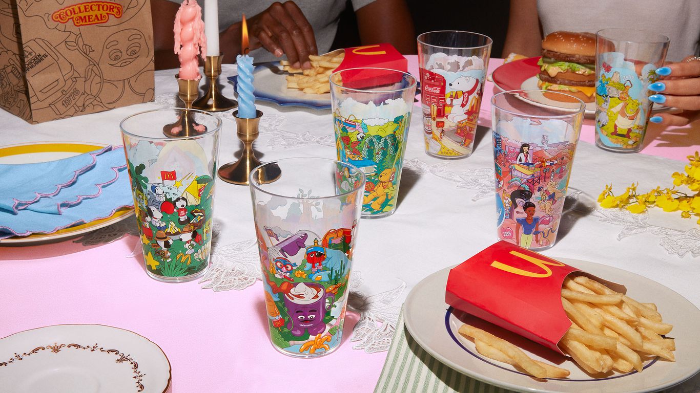 McDonald's cups 2024 Collector's Meal launches with 6 collectible cups