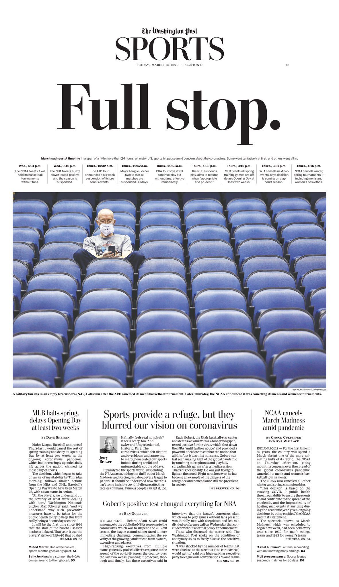 WashPost front page